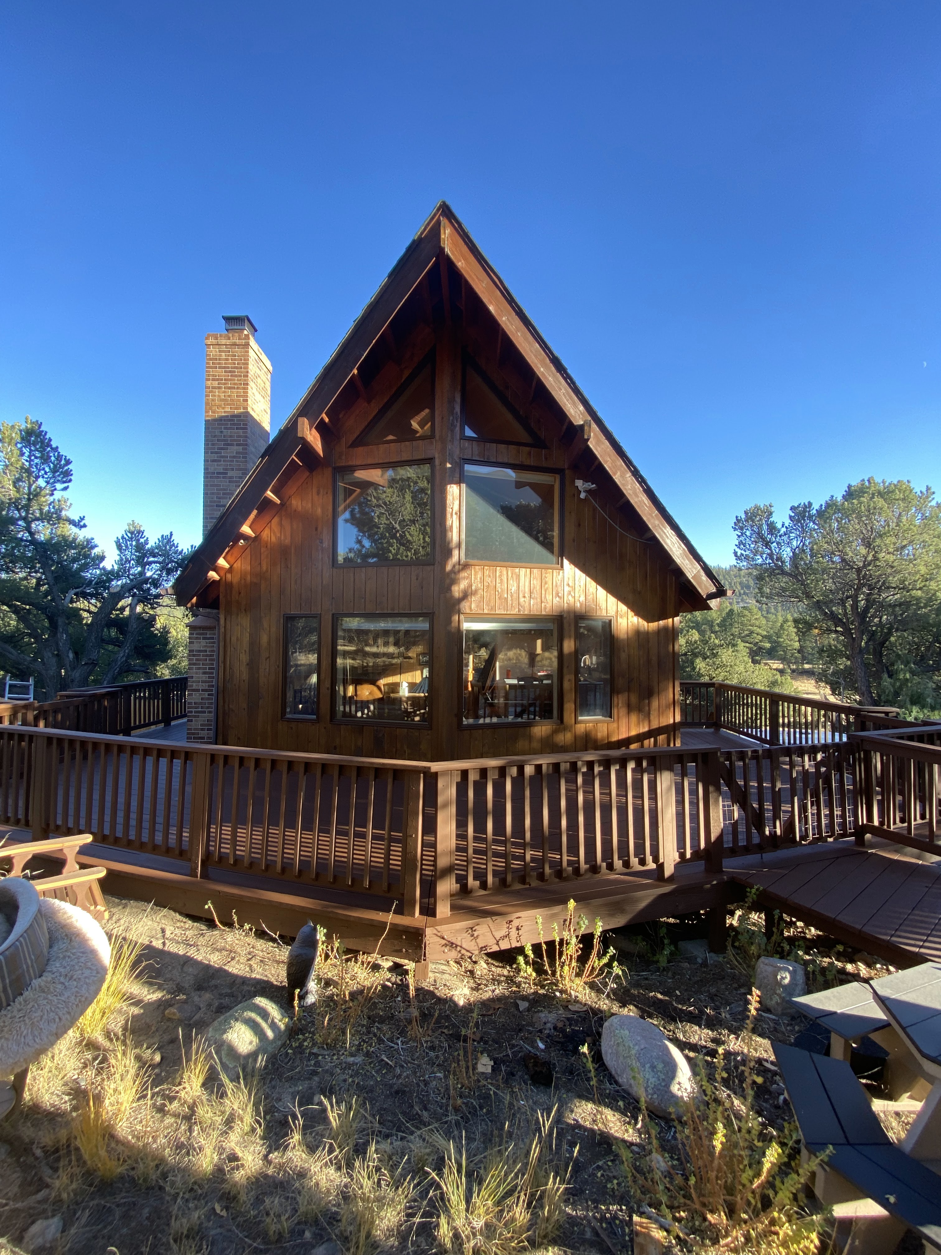 Deck & Exterior Wood Staining project by Mountain Man Painting in Colorado