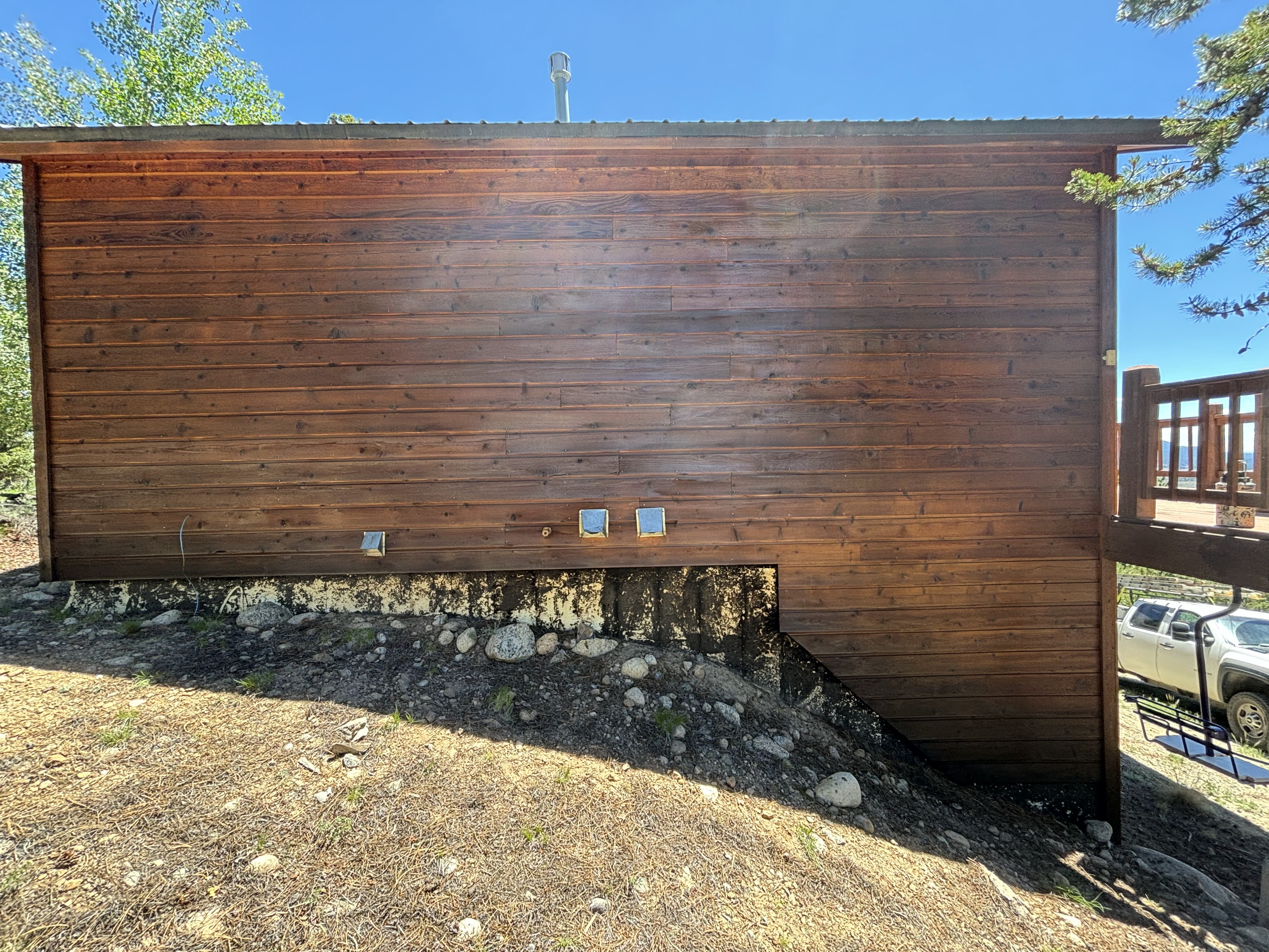 Deck & Exterior Wood Staining project by Mountain Man Painting in Colorado