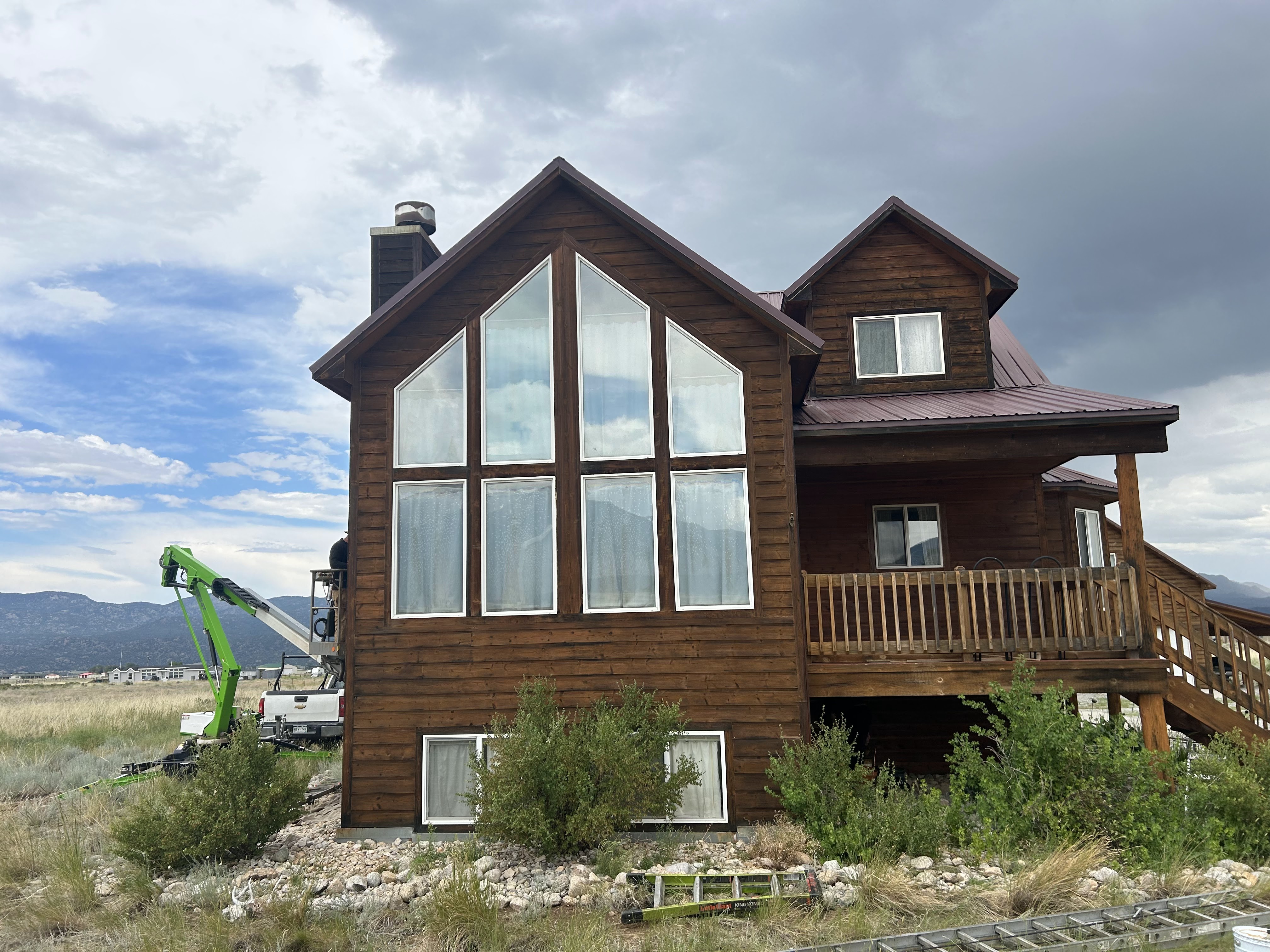 Deck & Exterior Wood Staining project by Mountain Man Painting in Colorado