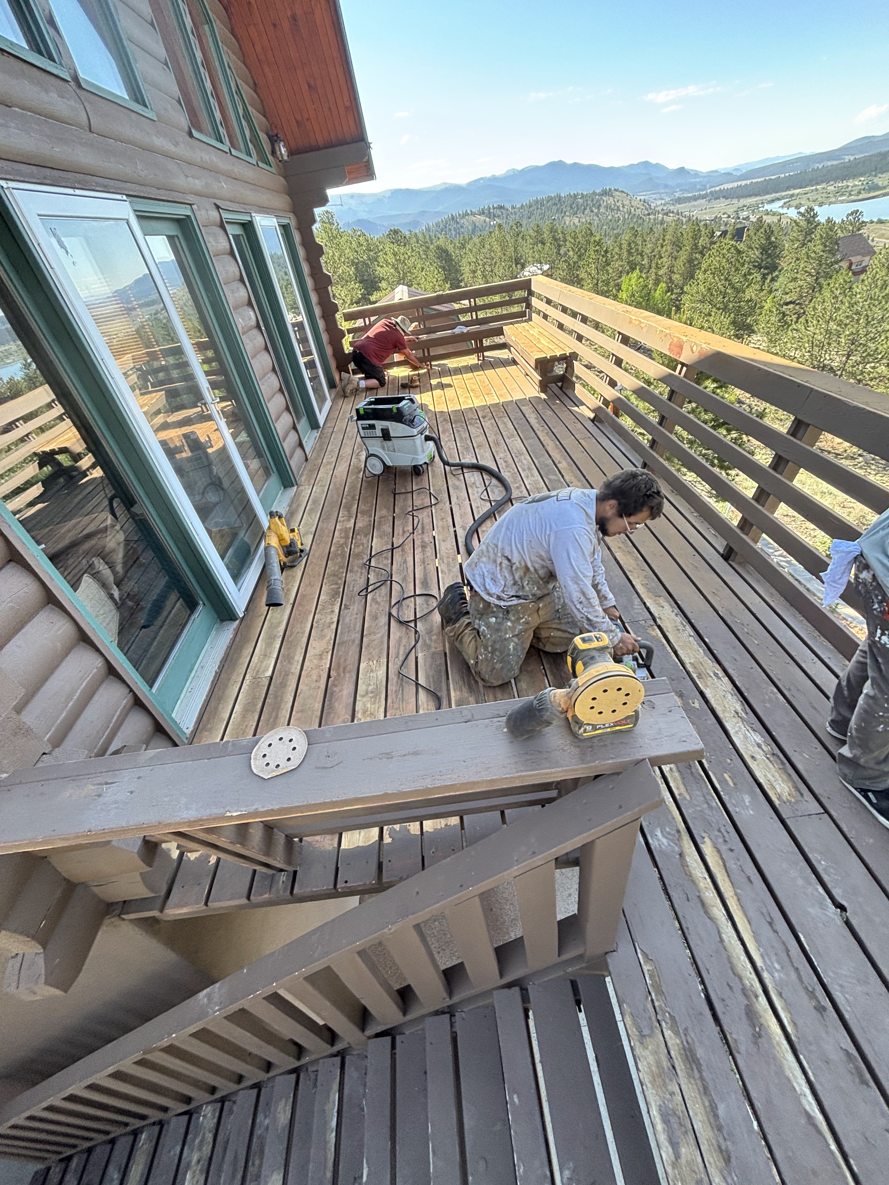 Deck & Exterior Wood Staining project by Mountain Man Painting in Colorado