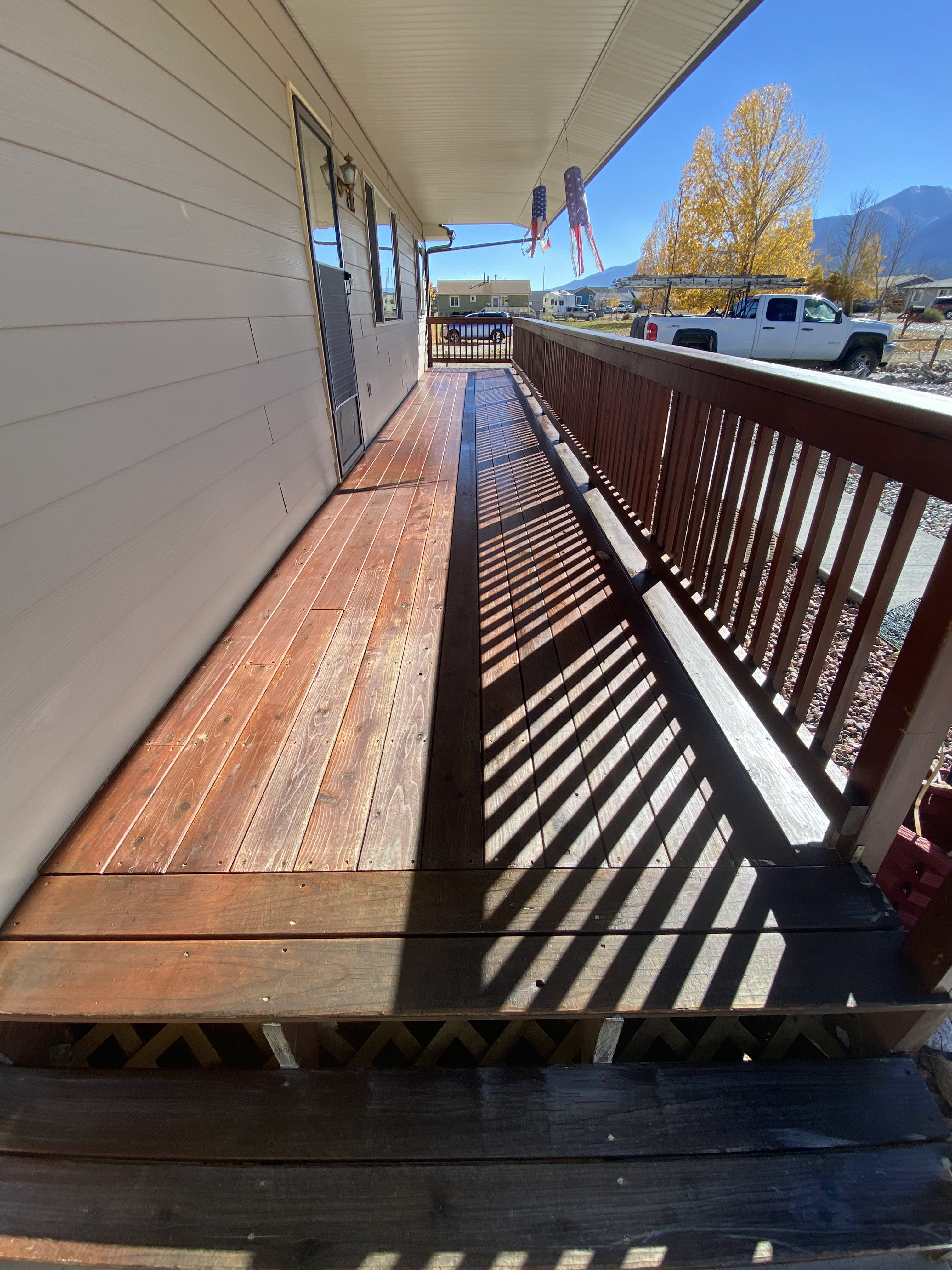 Deck & Exterior Wood Staining project by Mountain Man Painting in Colorado
