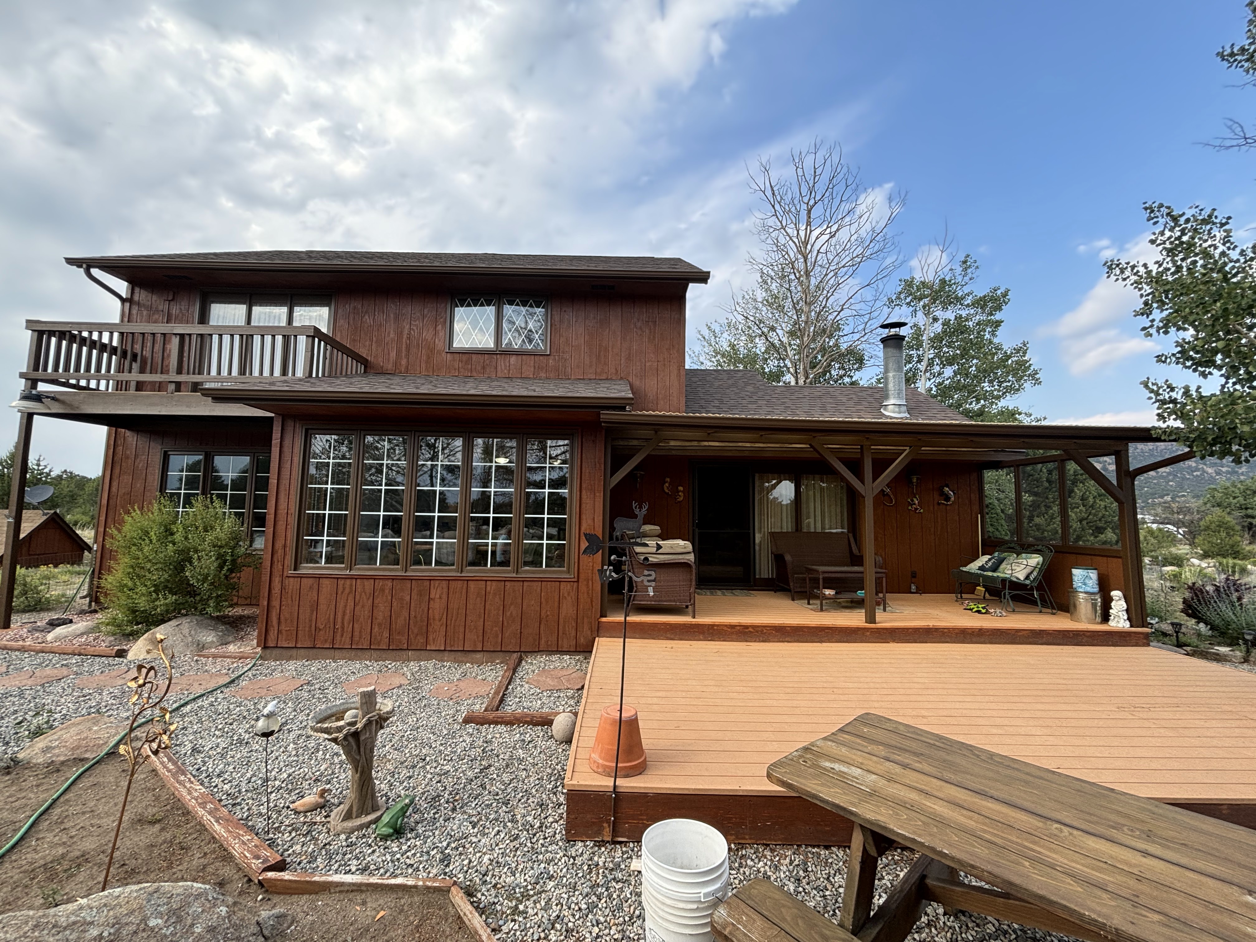 Deck & Exterior Wood Staining project by Mountain Man Painting in Colorado