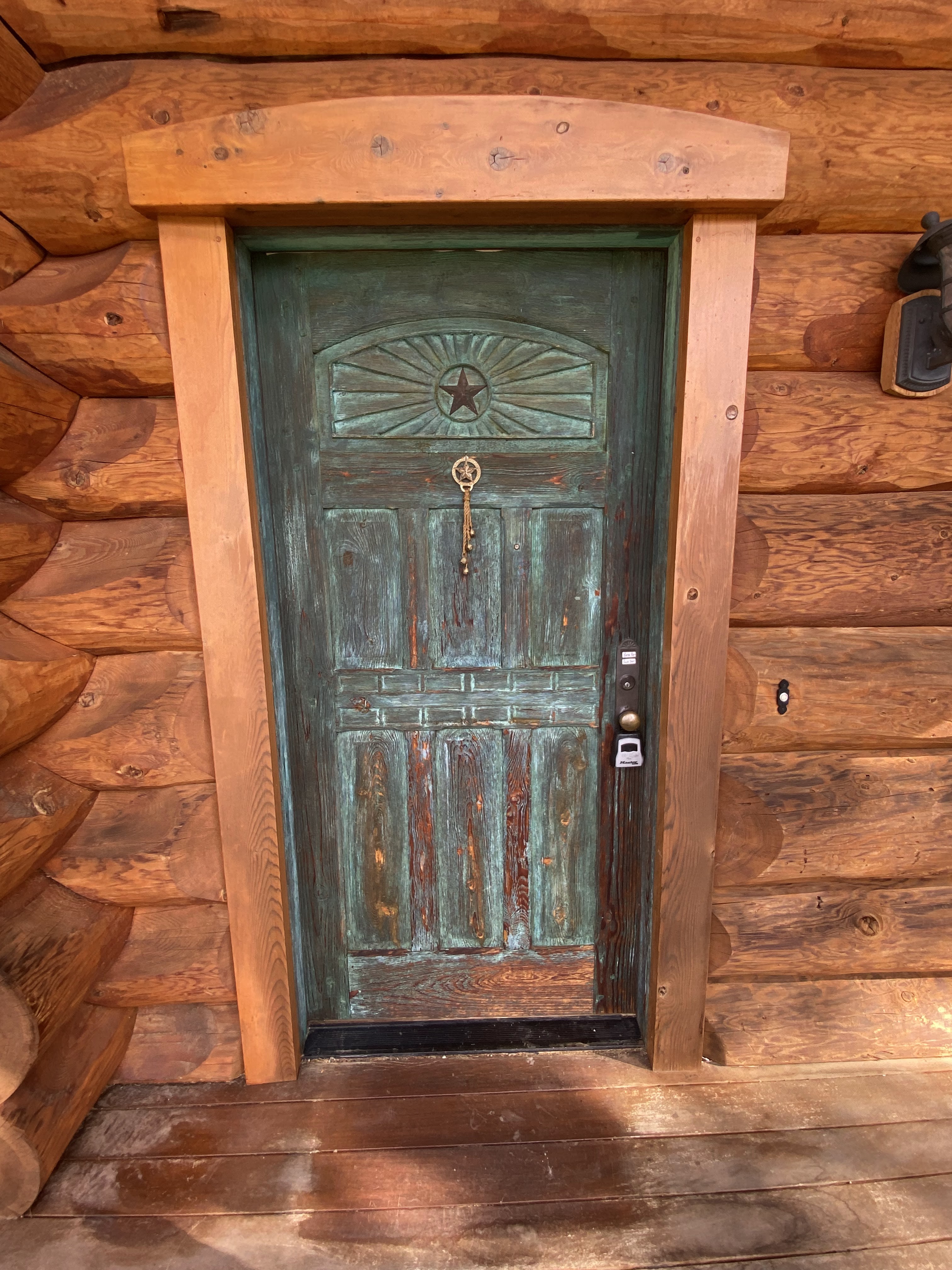 Log Home Staining & Restoration project by Mountain Man Painting in Colorado