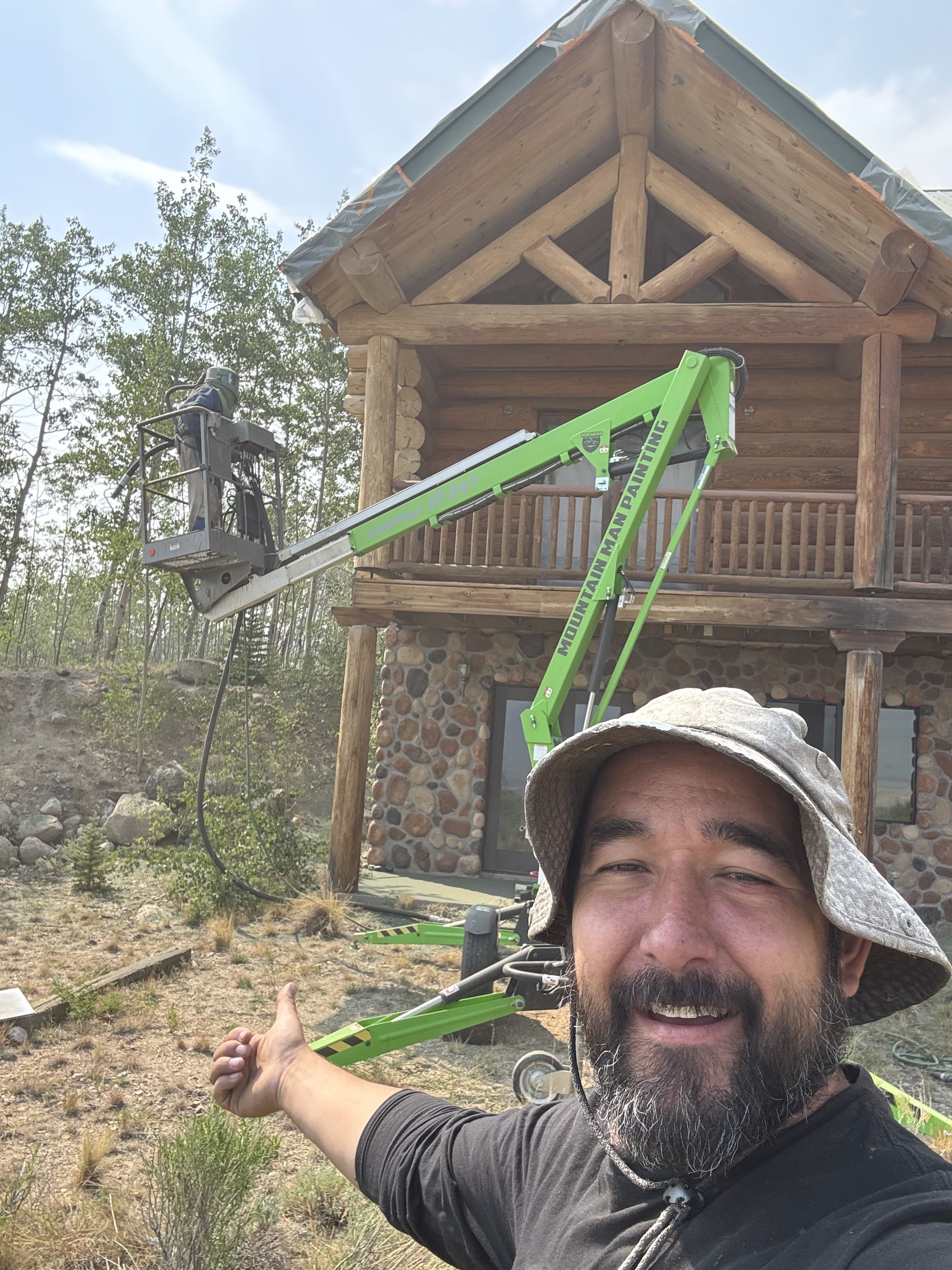 When Does a Log Home Need Media Blasting? — featured image