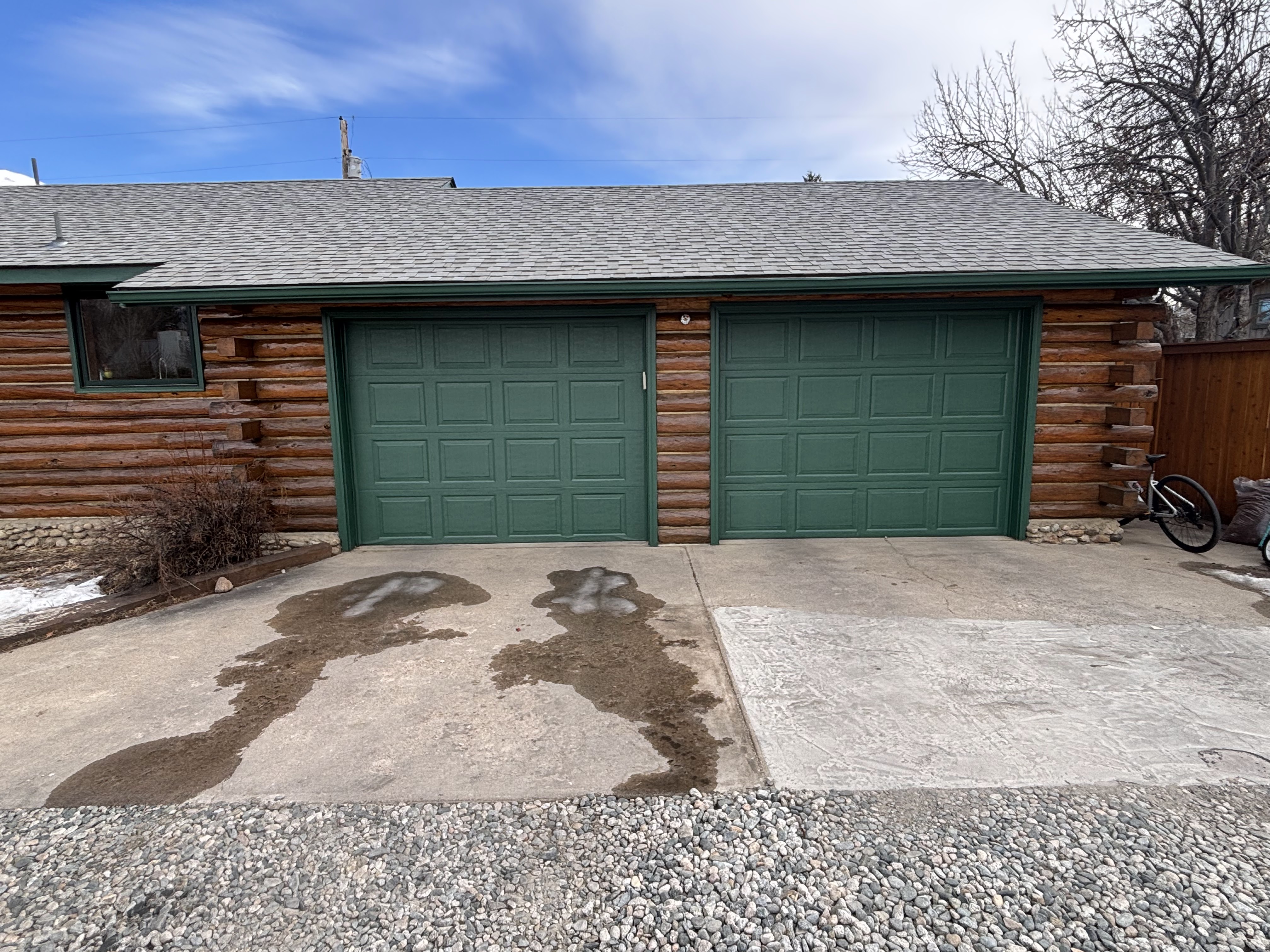Log Home Staining & Restoration project by Mountain Man Painting in Colorado
