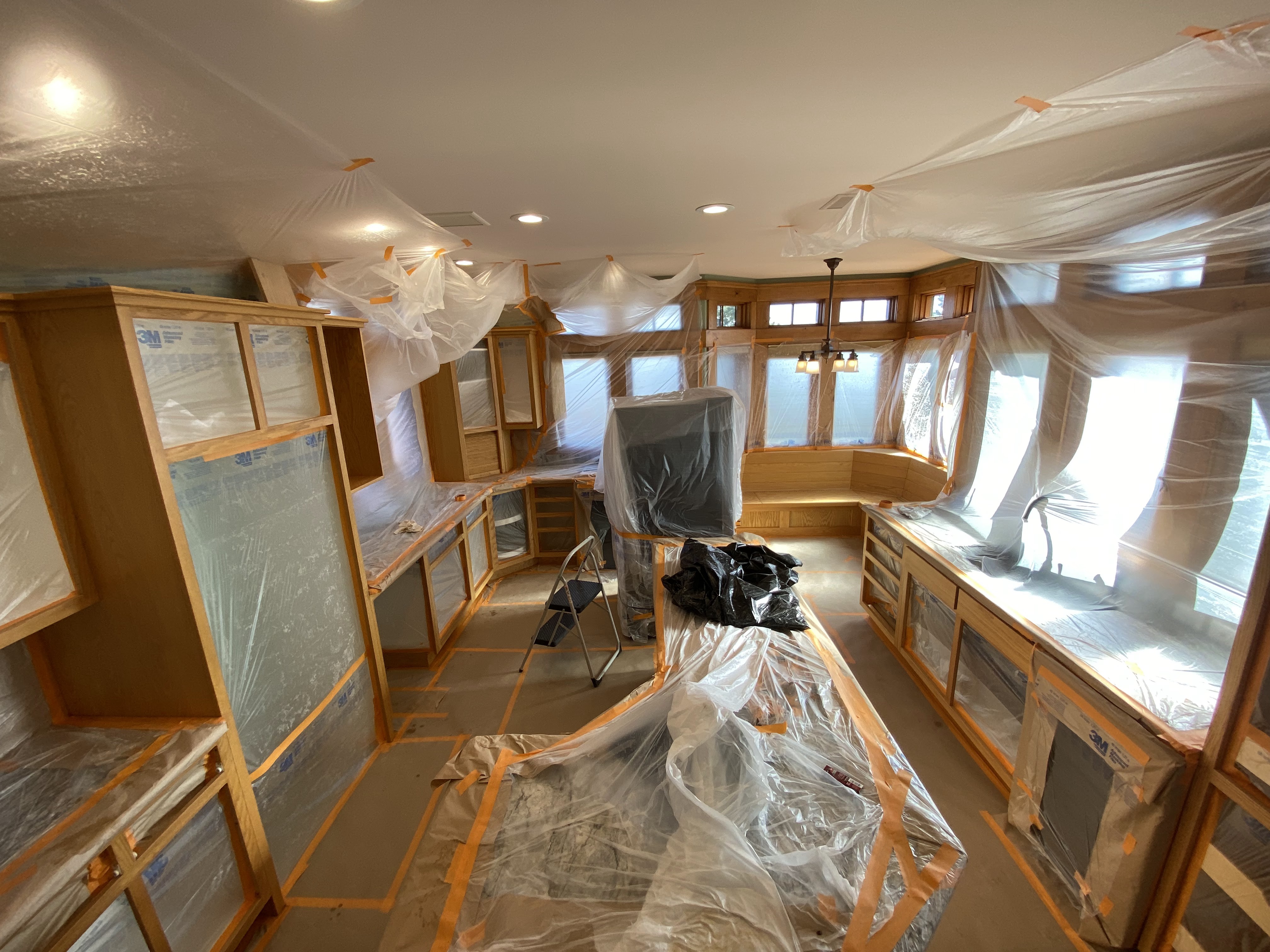 Cabinet Painting project by Mountain Man Painting in Colorado