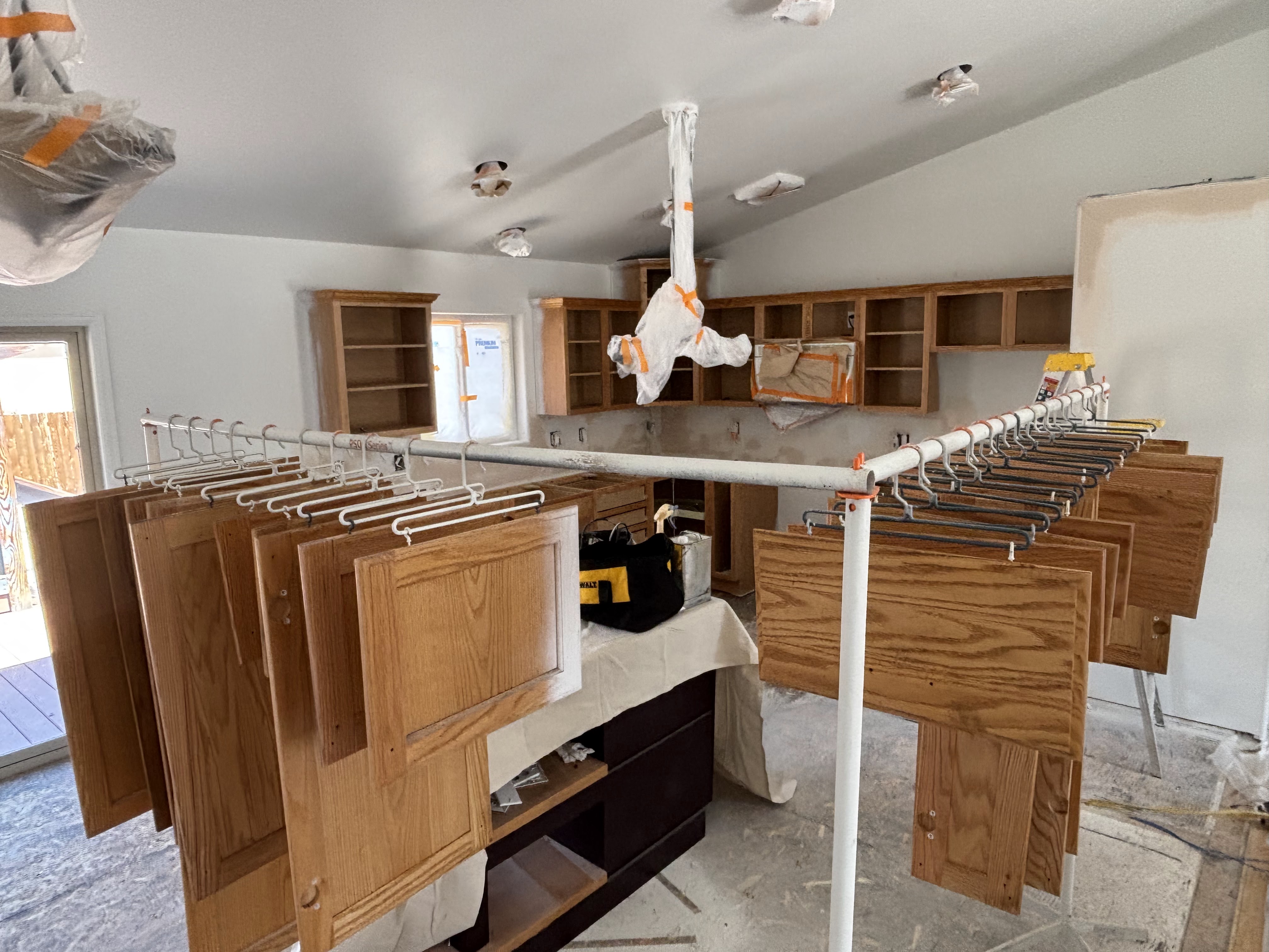 Cabinet Painting project by Mountain Man Painting in Colorado