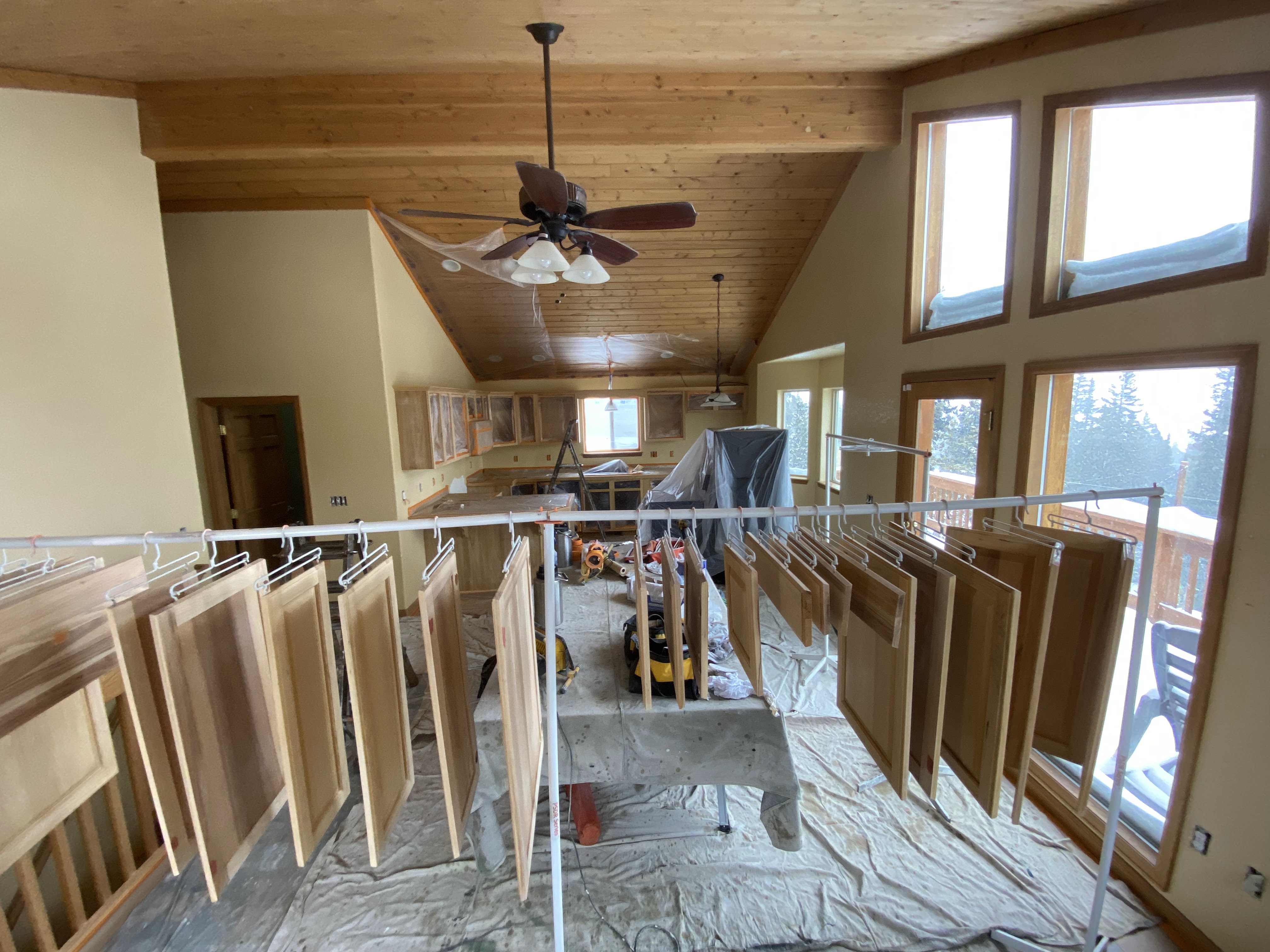 Cabinet Painting project by Mountain Man Painting in Colorado