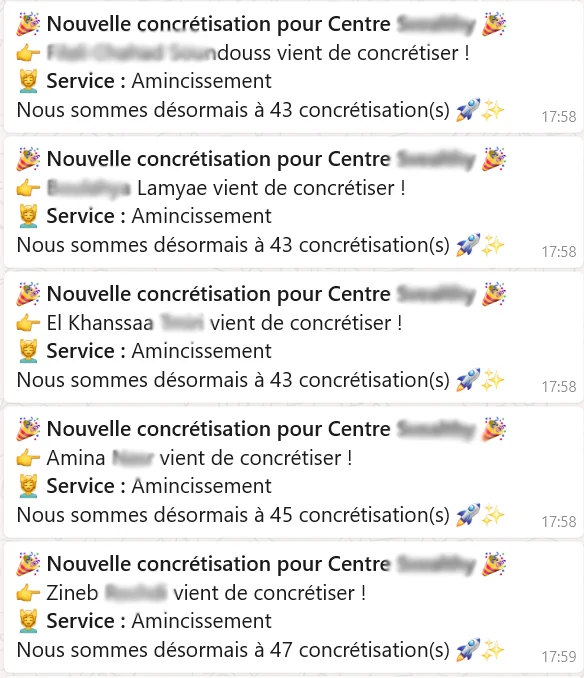 Résultat Client