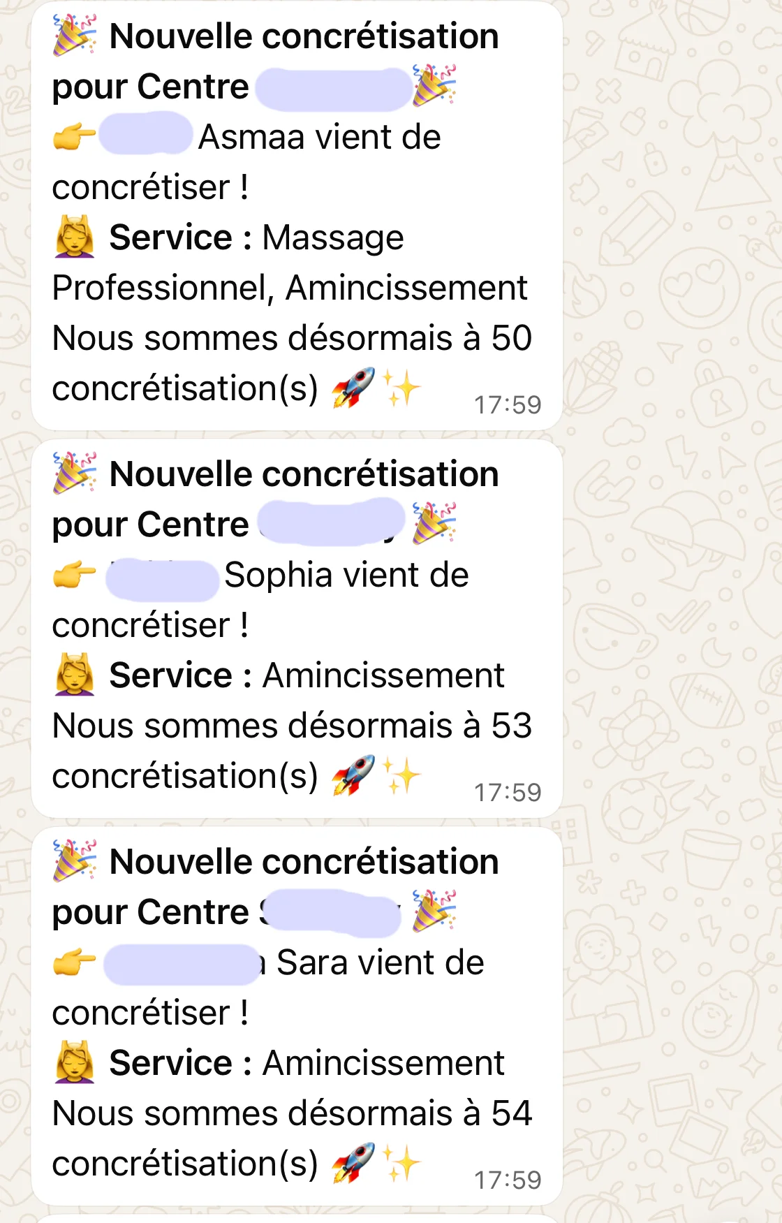 Résultat Client