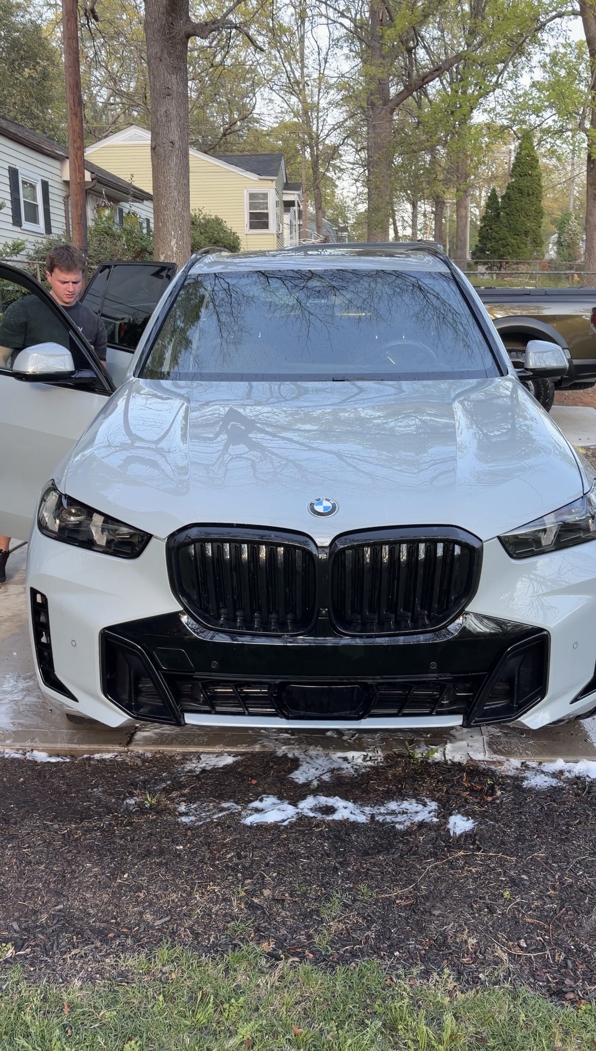 Interior luxury detailing result showing deep cleaning and leather conditioning on high end vehicle