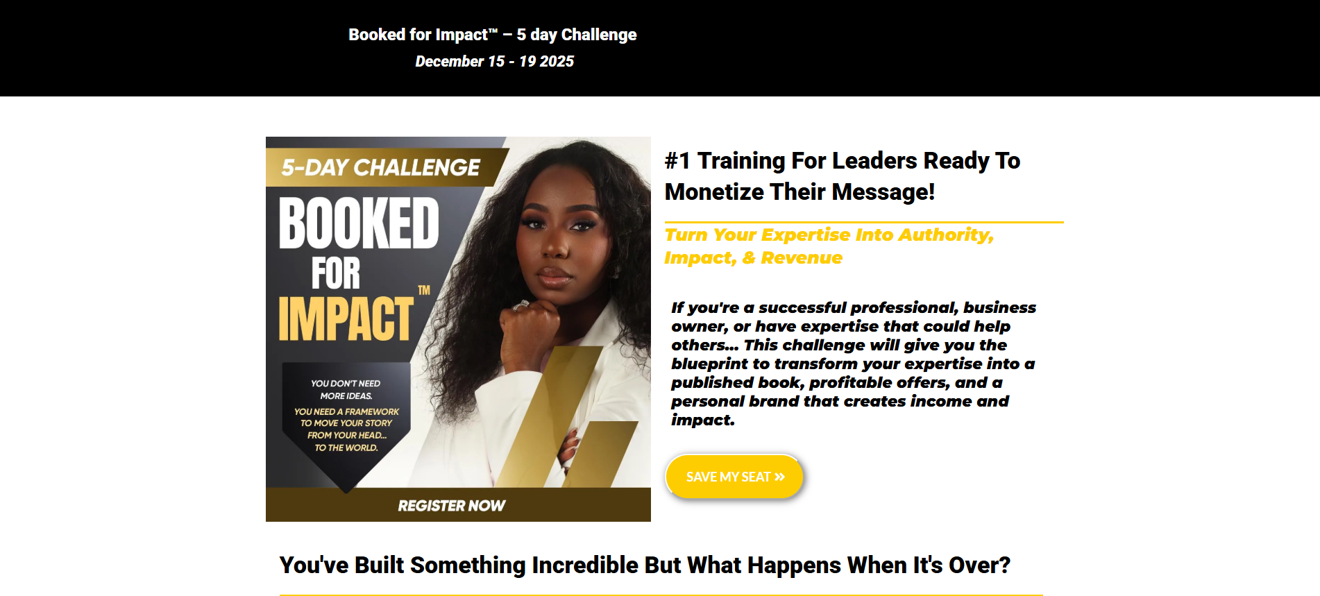 Golf Achievement sales page