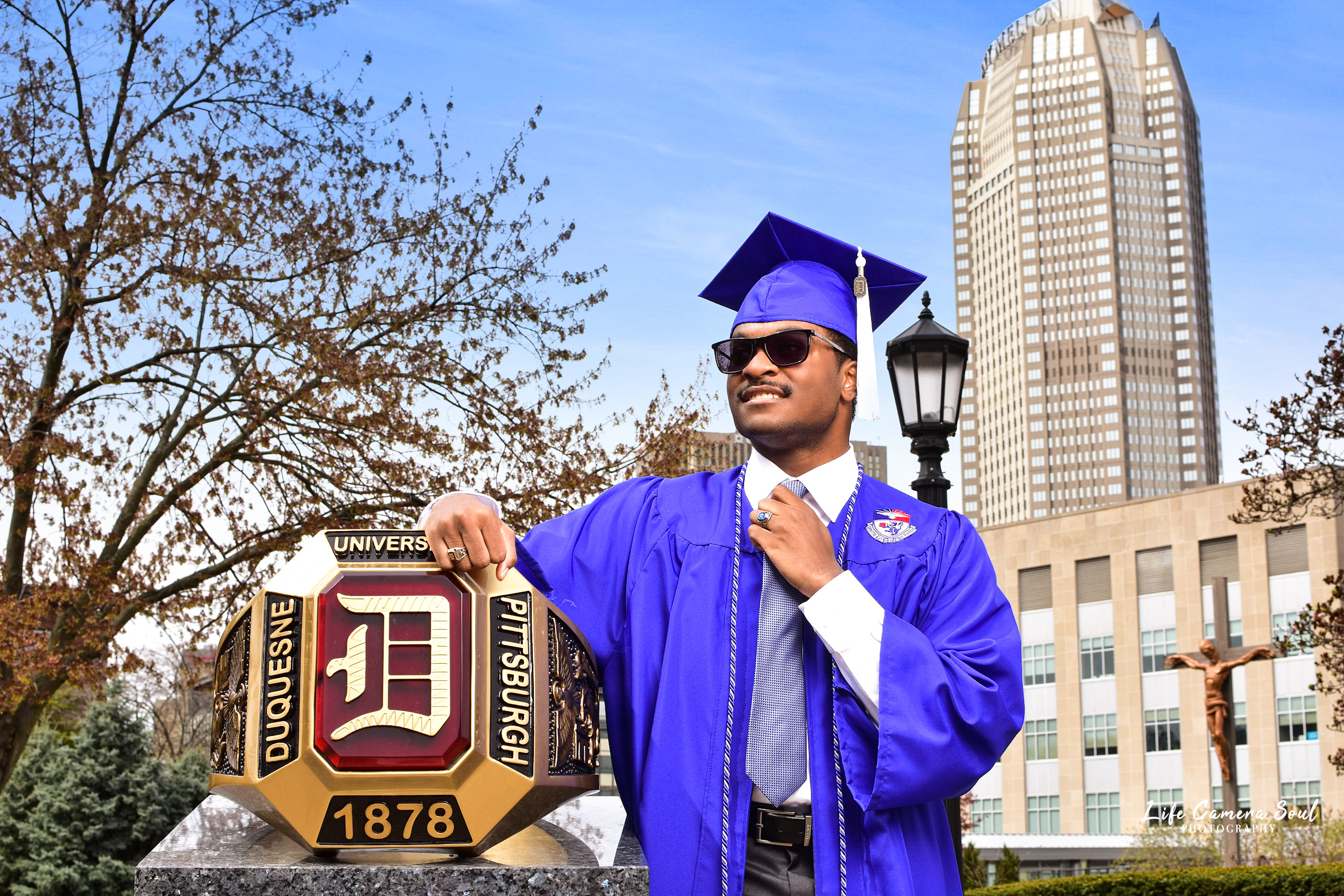 Close senior portrait by Life Camera Soul Photography in Pittsburgh