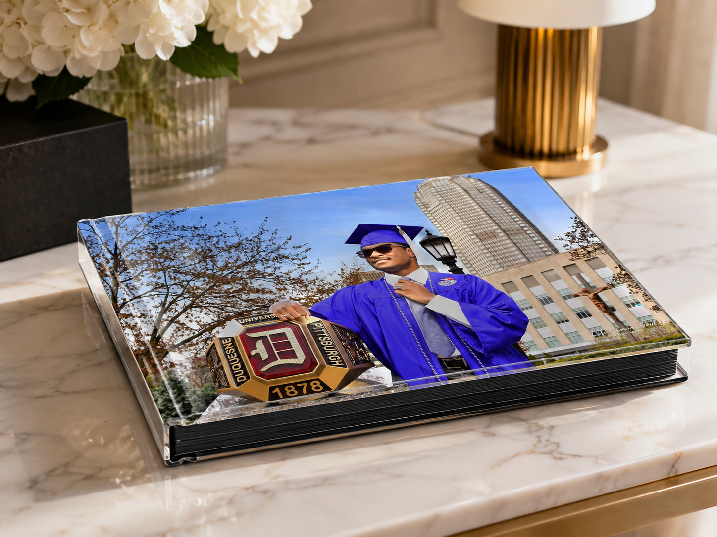 Senior portrait album or matted print by Life Camera Soul Photography