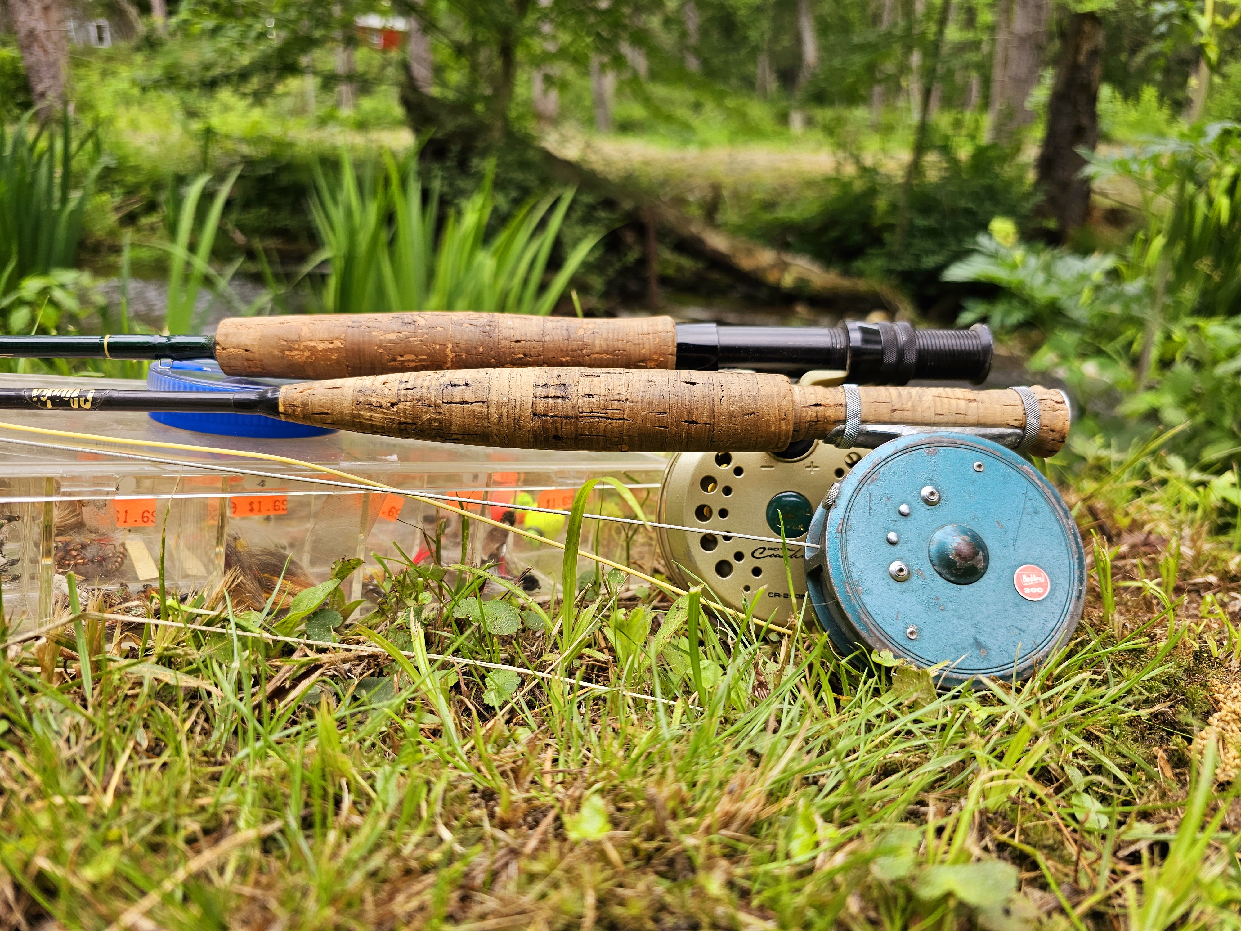 Trout fishing on Big Rock Creek