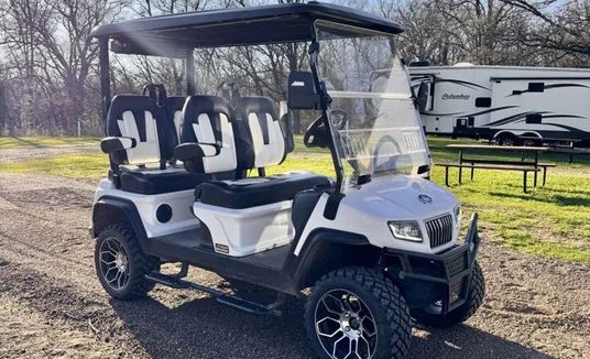 Golf cart rental at Big Rock Creek