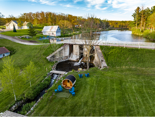 Big Rock Creek glamping stay