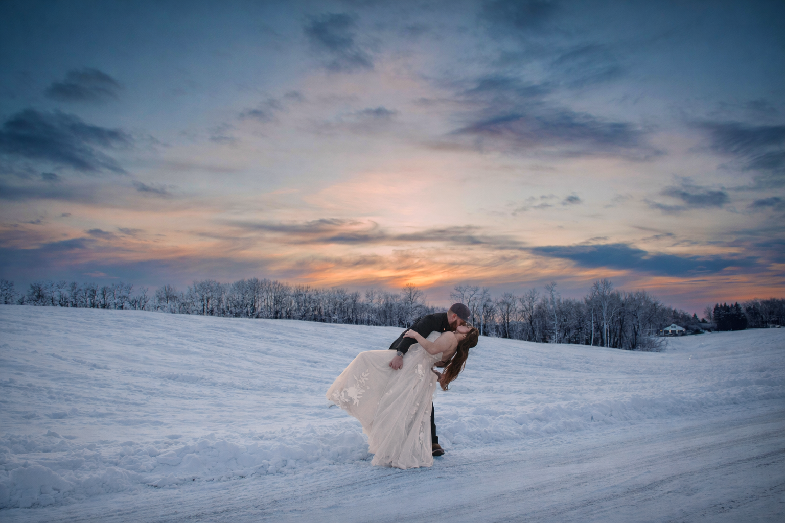 Big Rock Creek winter wedding