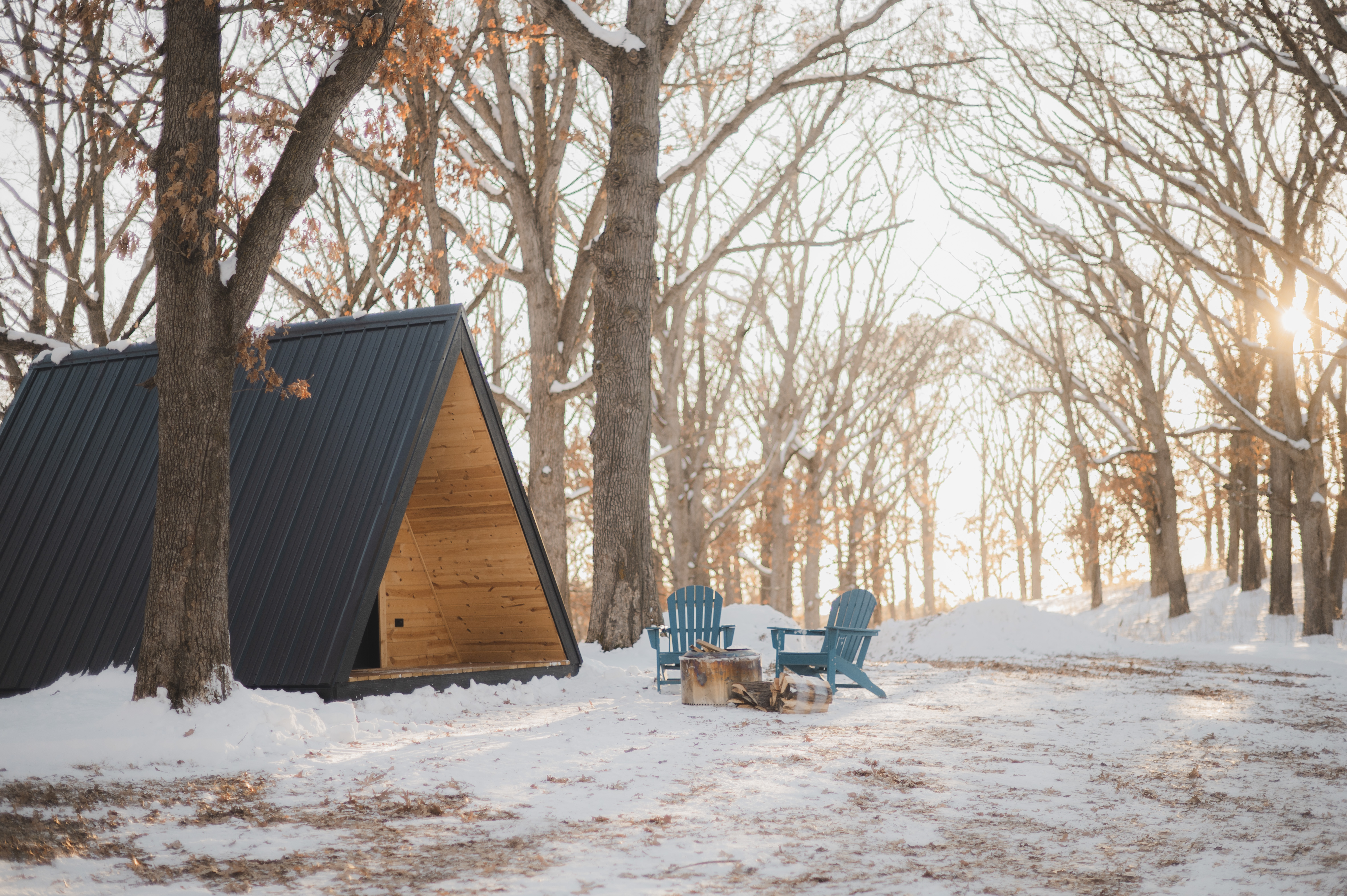 A-Frame exterior craftsmanship
