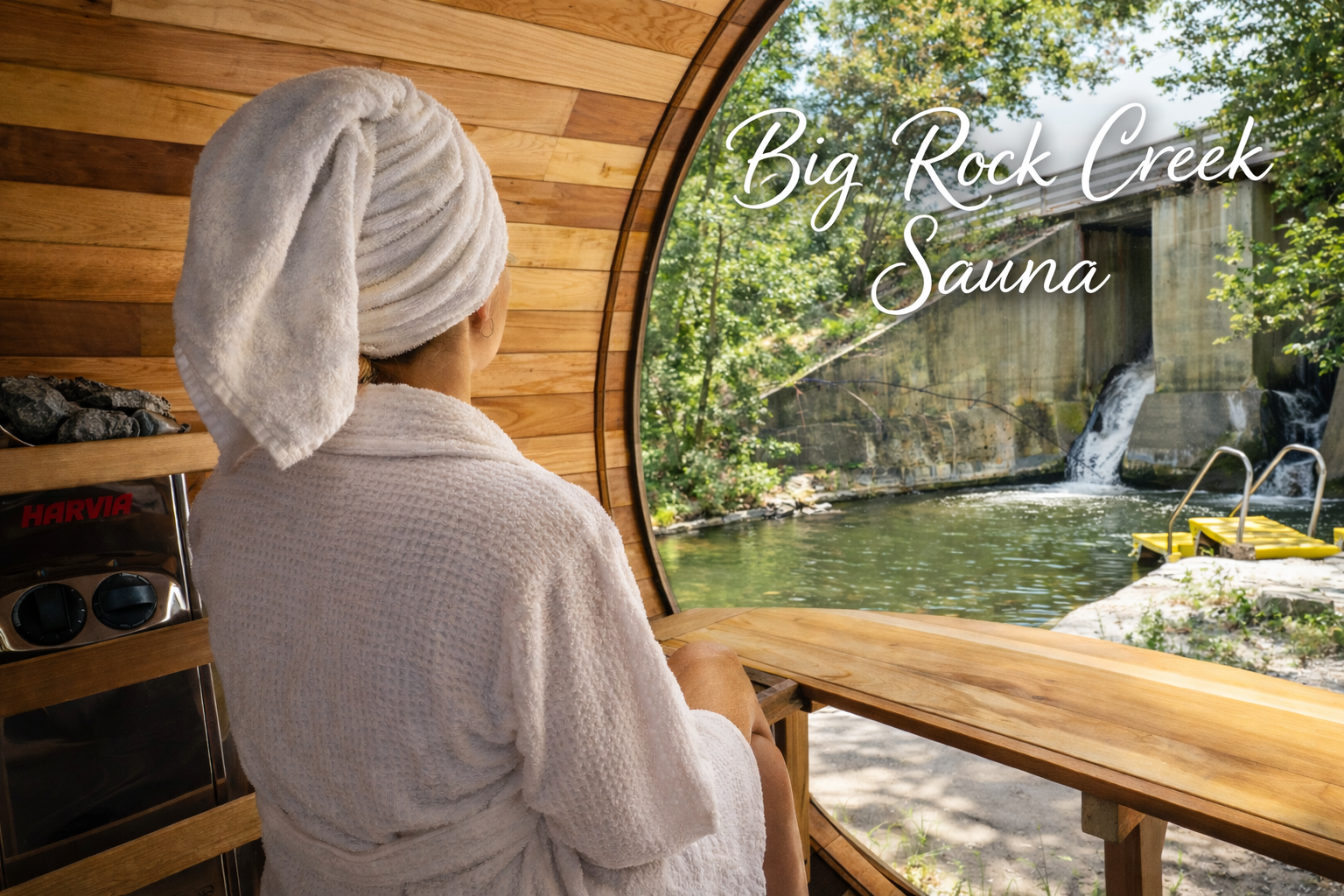 Electric sauna at Lovers Lookout