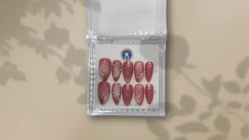 a nail box with design