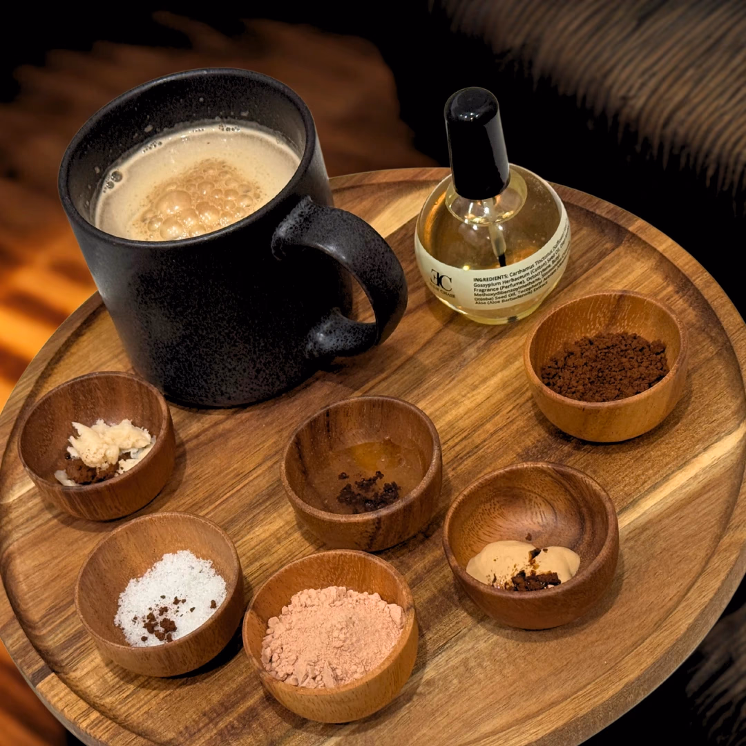 picture of a pedicure session products