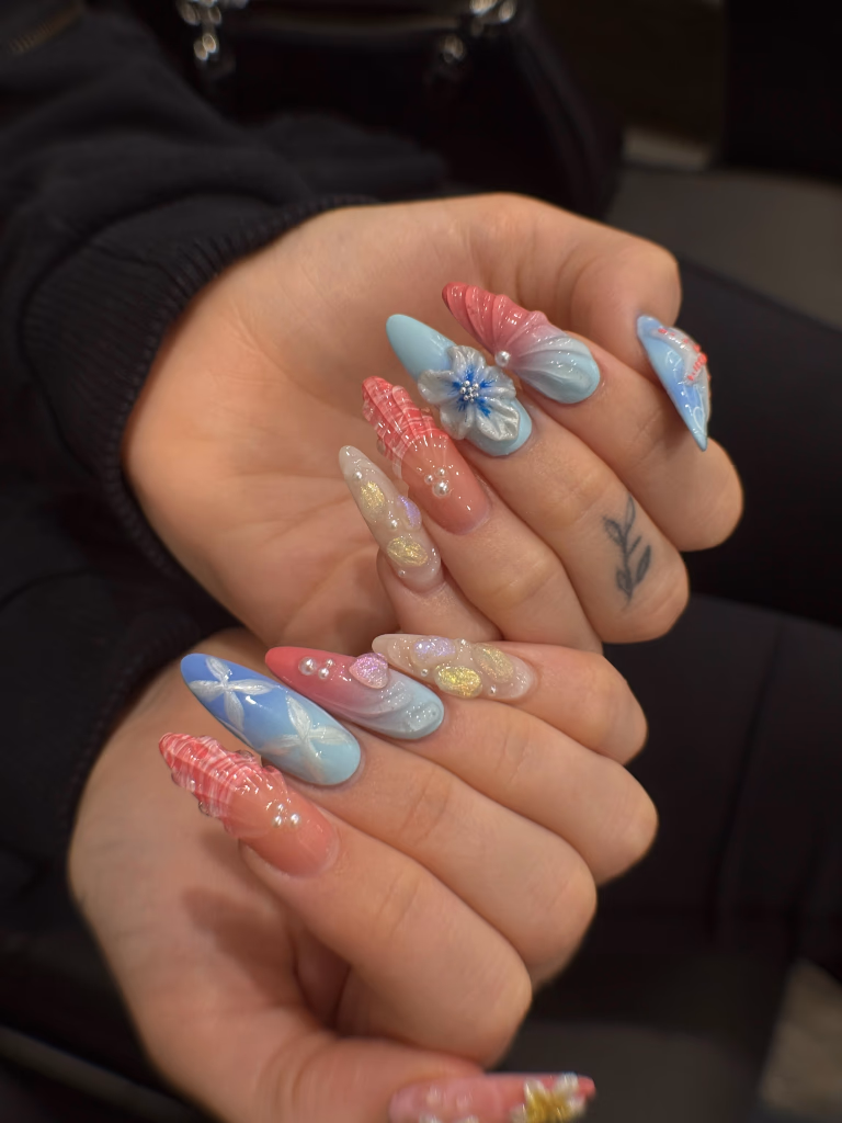 picture of a Nail Art done by Ballerina Nails and Spa