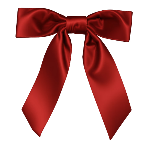 a velvet bow