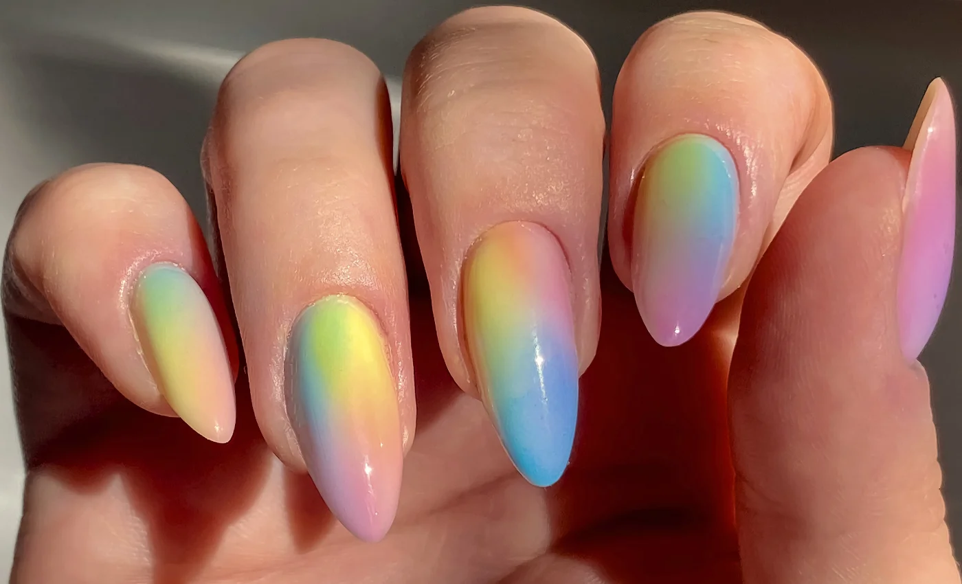 Gel-X nail extensions with a clean polished finish