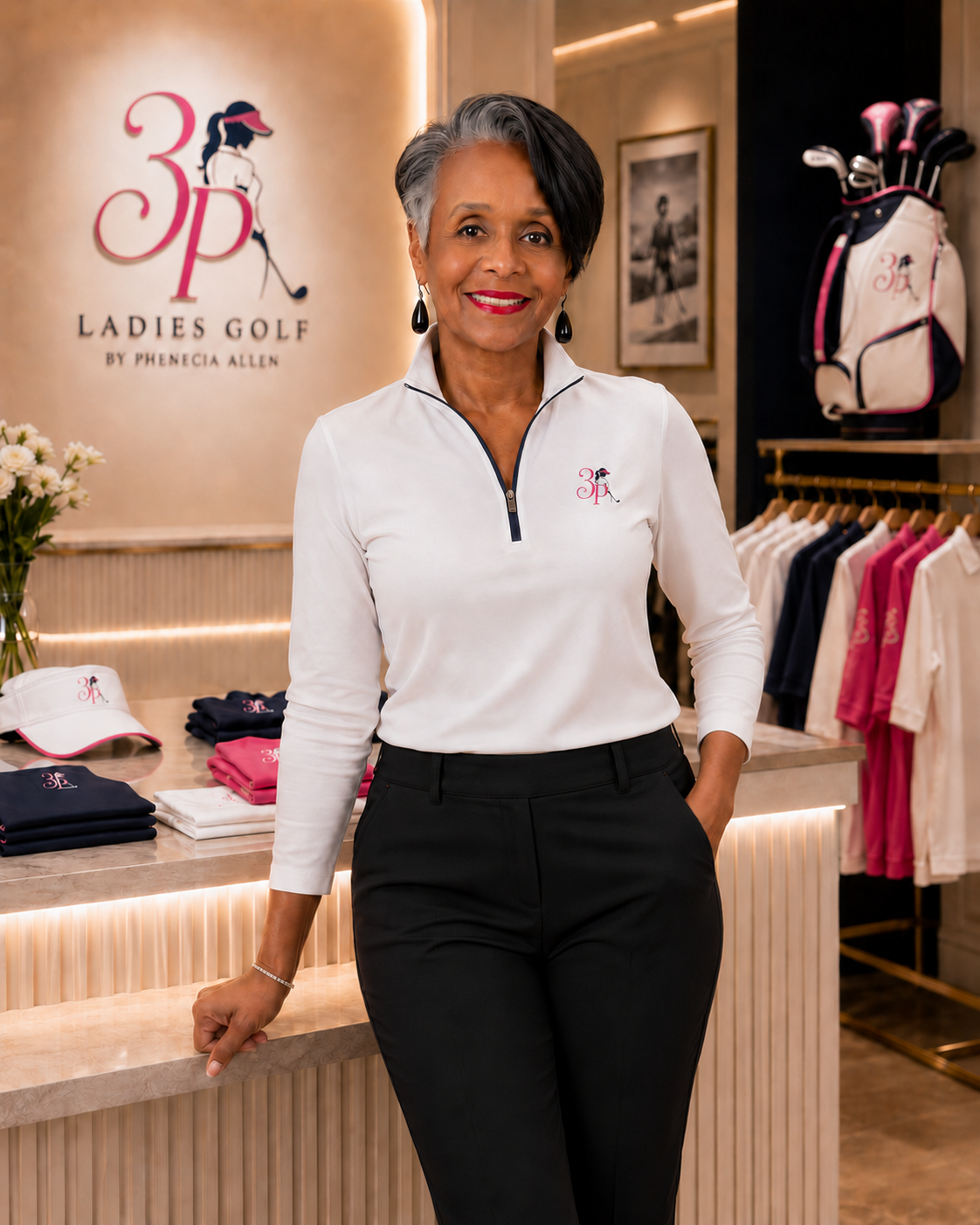 Phenecia Allen, Founder and CEO of 3P Ladies Golf Apparel