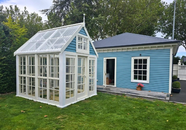 Ourdoor Greenhouse building project in Sefton