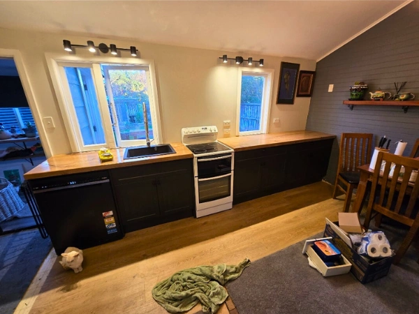 kitchen renovation building project