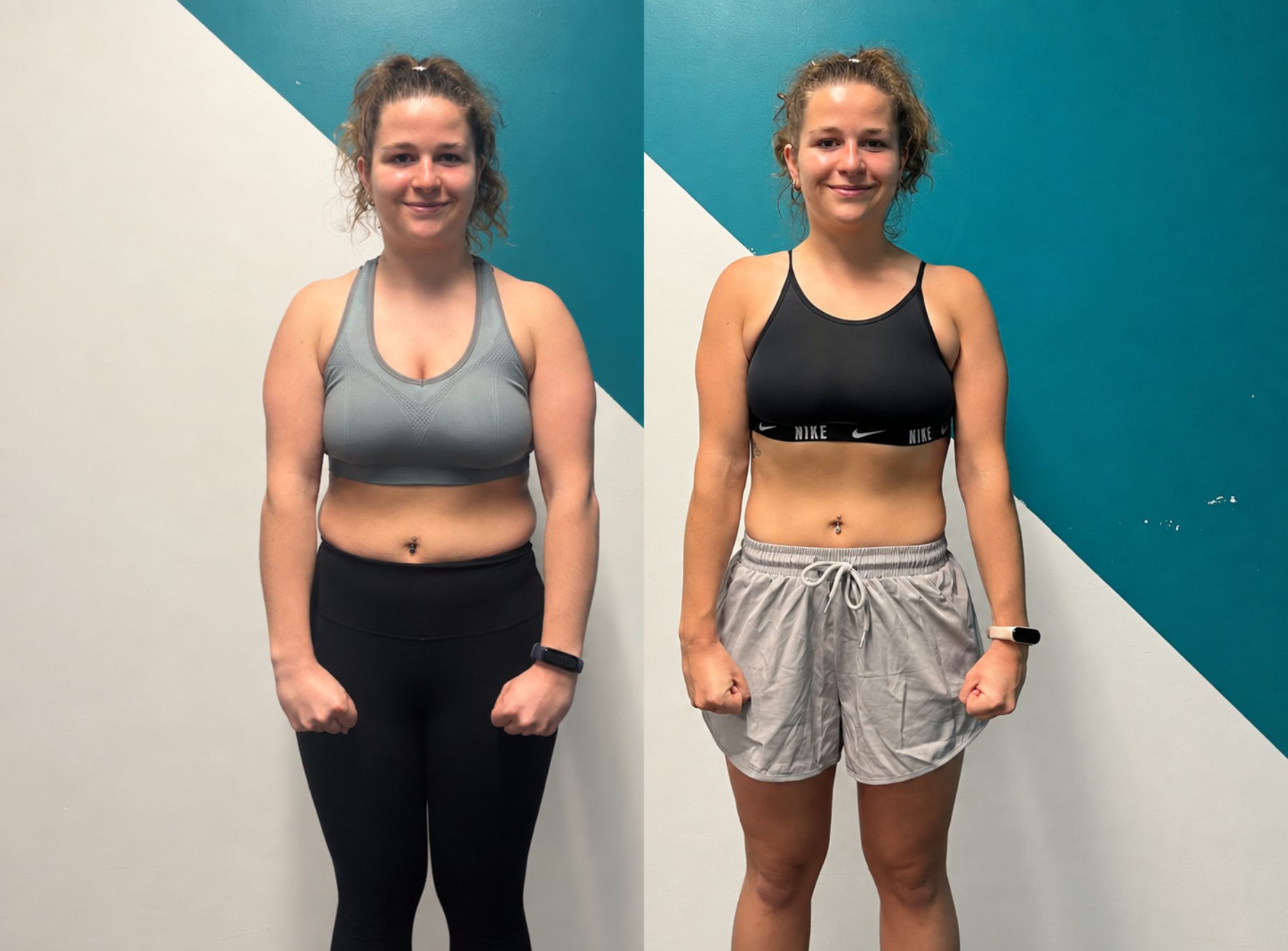 Lizzie before and after