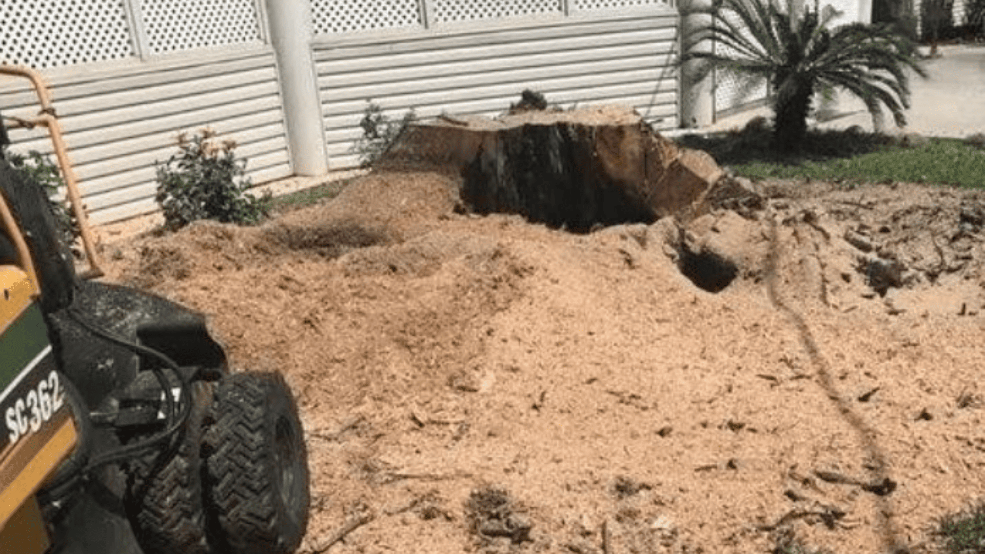 Large & Oversized Stump Grinding