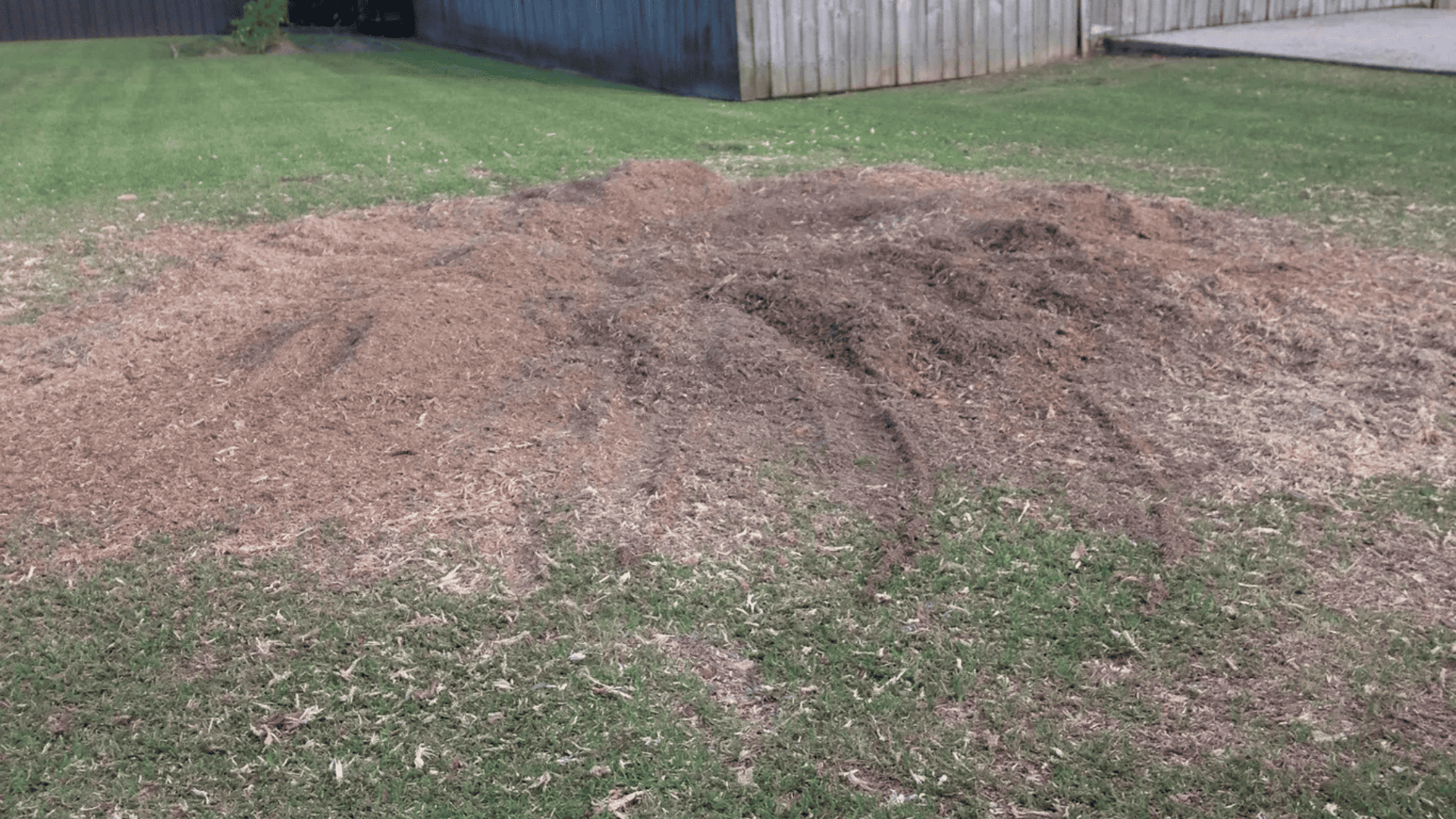 Stump Grinding Site Preparation