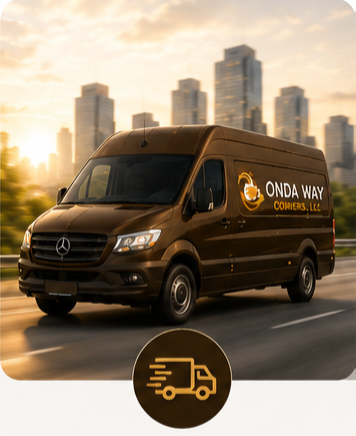 Customer booking a delivery on a mobile app
