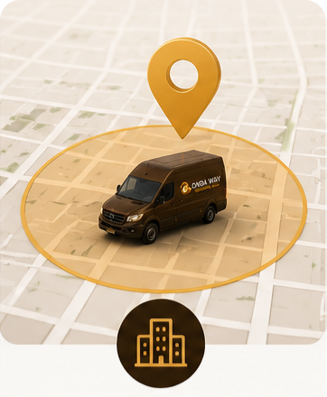 Customer booking a delivery on a mobile app