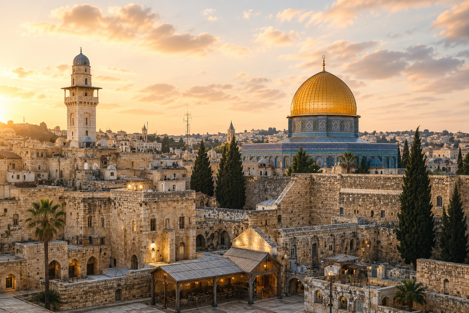 Jerusalem at sunrise