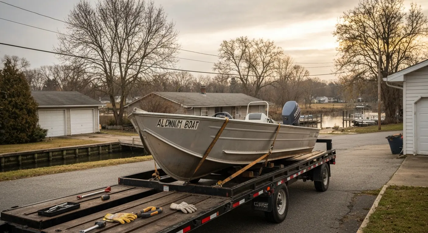 Fishing boat removal