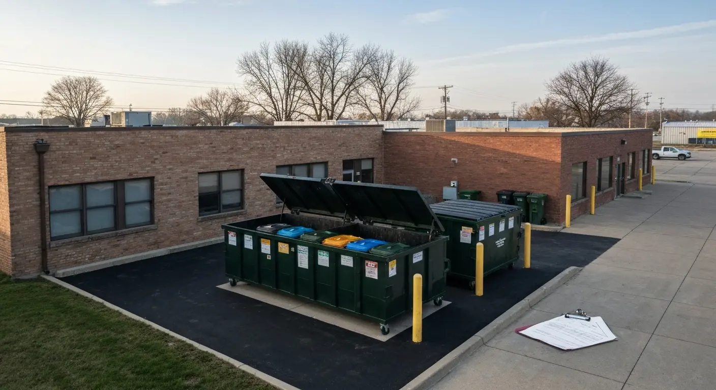 Commercial trash and waste management