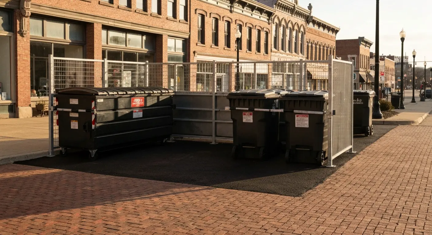 Commercial trash service