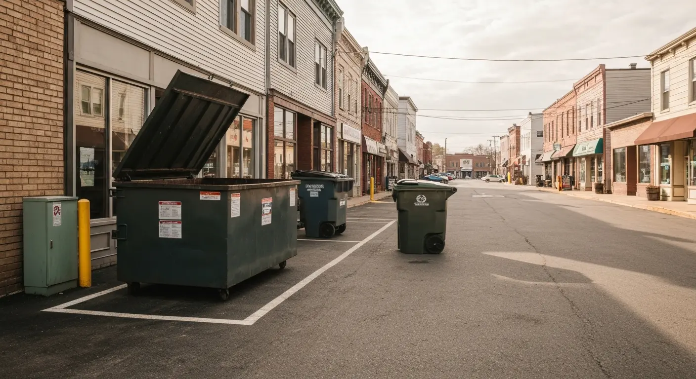 Commercial trash service