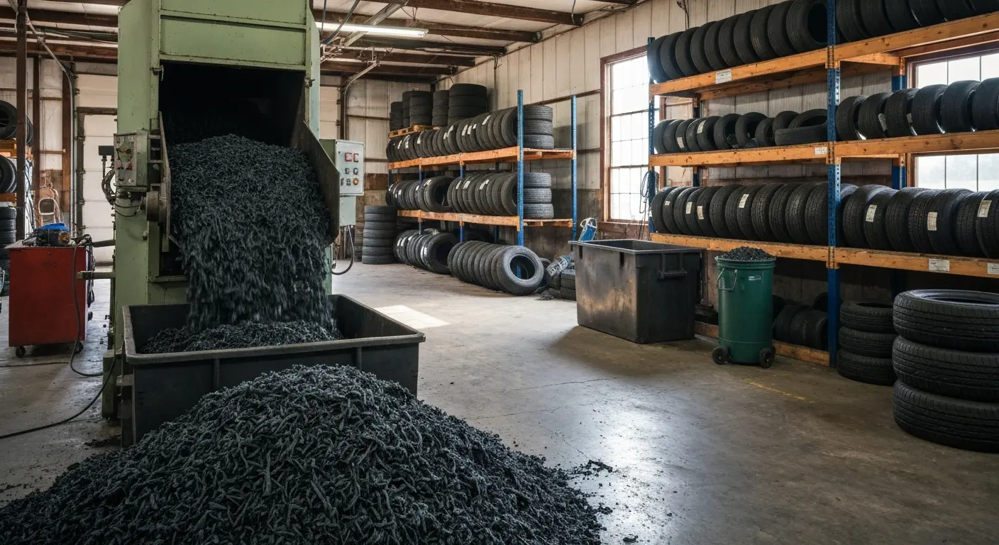 Tire shredding service Rogersville