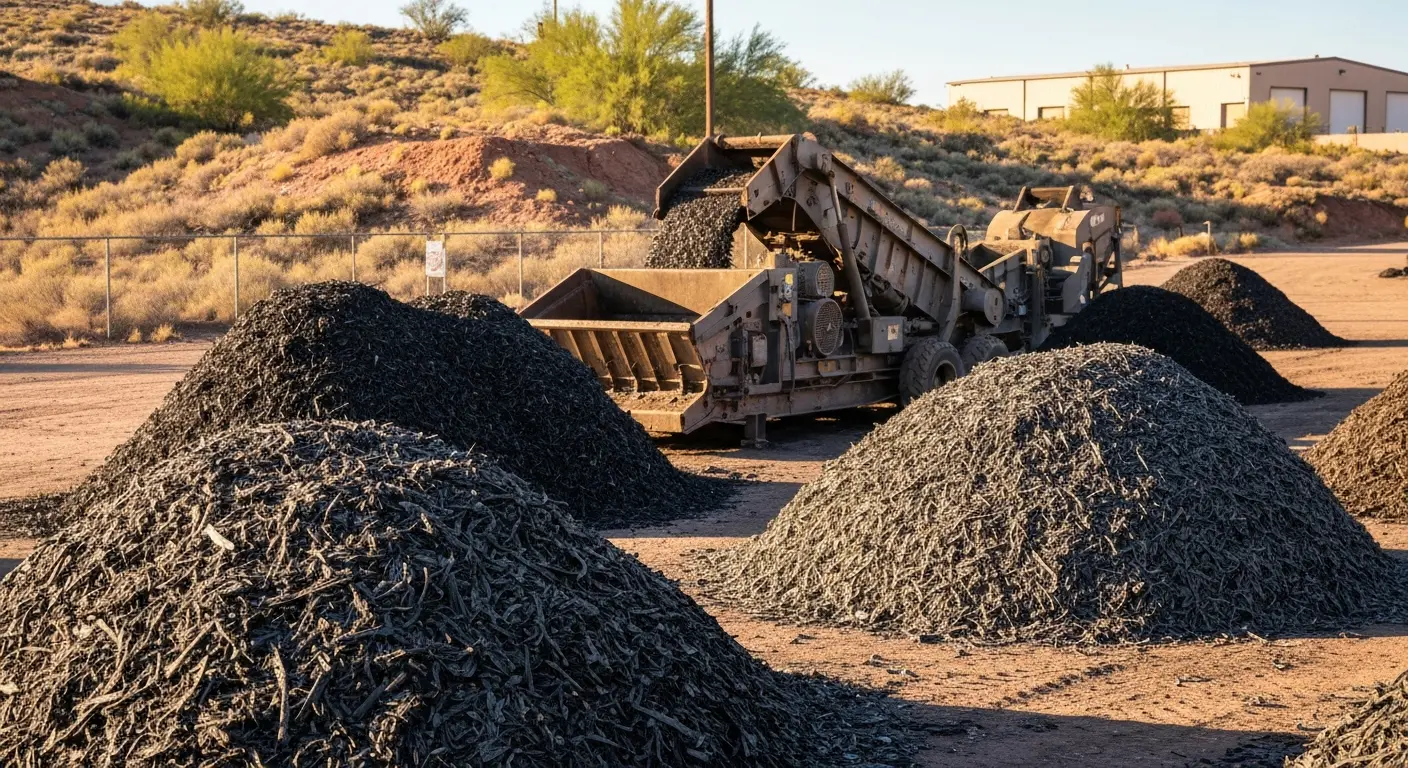 Tire shredding and specialty removal services