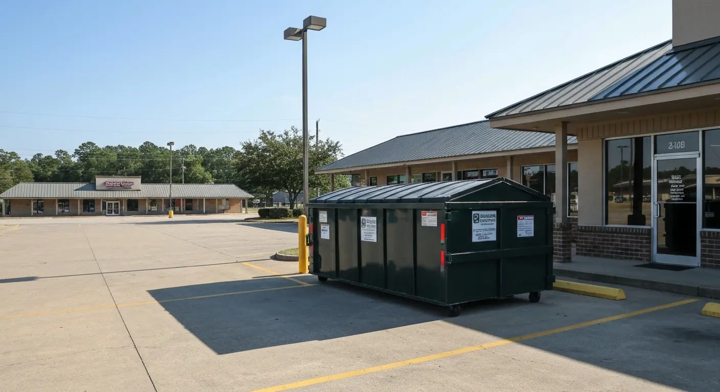 Commercial dumpster service