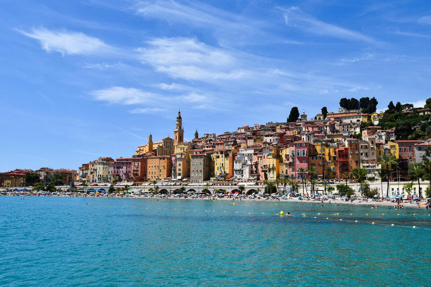 Pretty French village by the water
