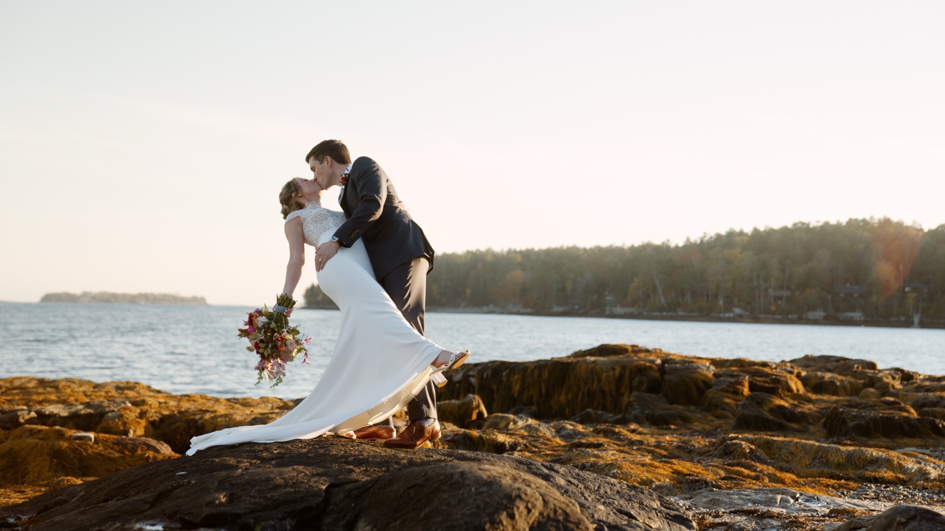 A couple during their first dance, lit warm, from a Better Half Productions wedding film