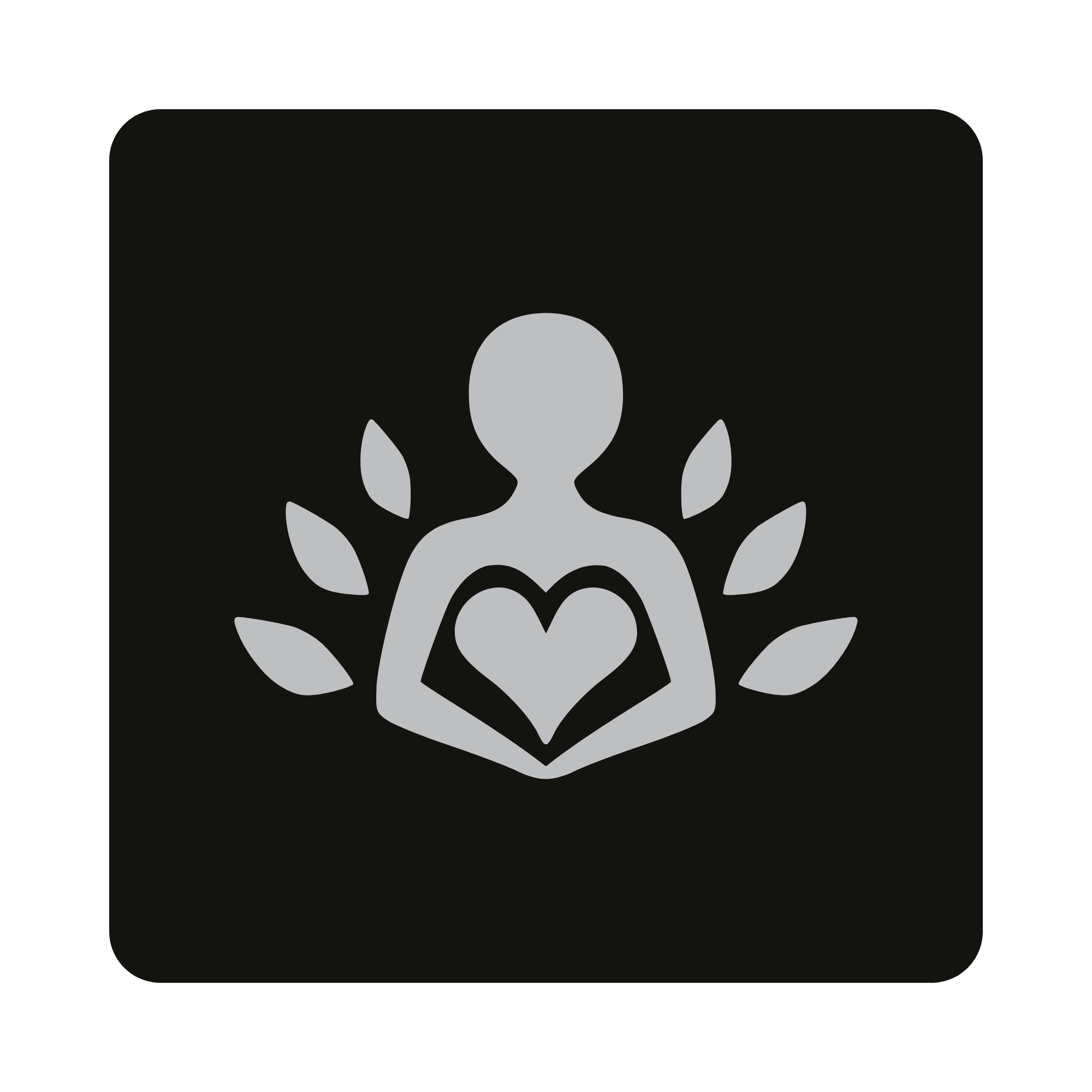 Icon of a heart and hands symbolizing sacred connection, representing Adam Feuerstein’s coaching on anchoring into Spirit, God, or the sacred on personal terms