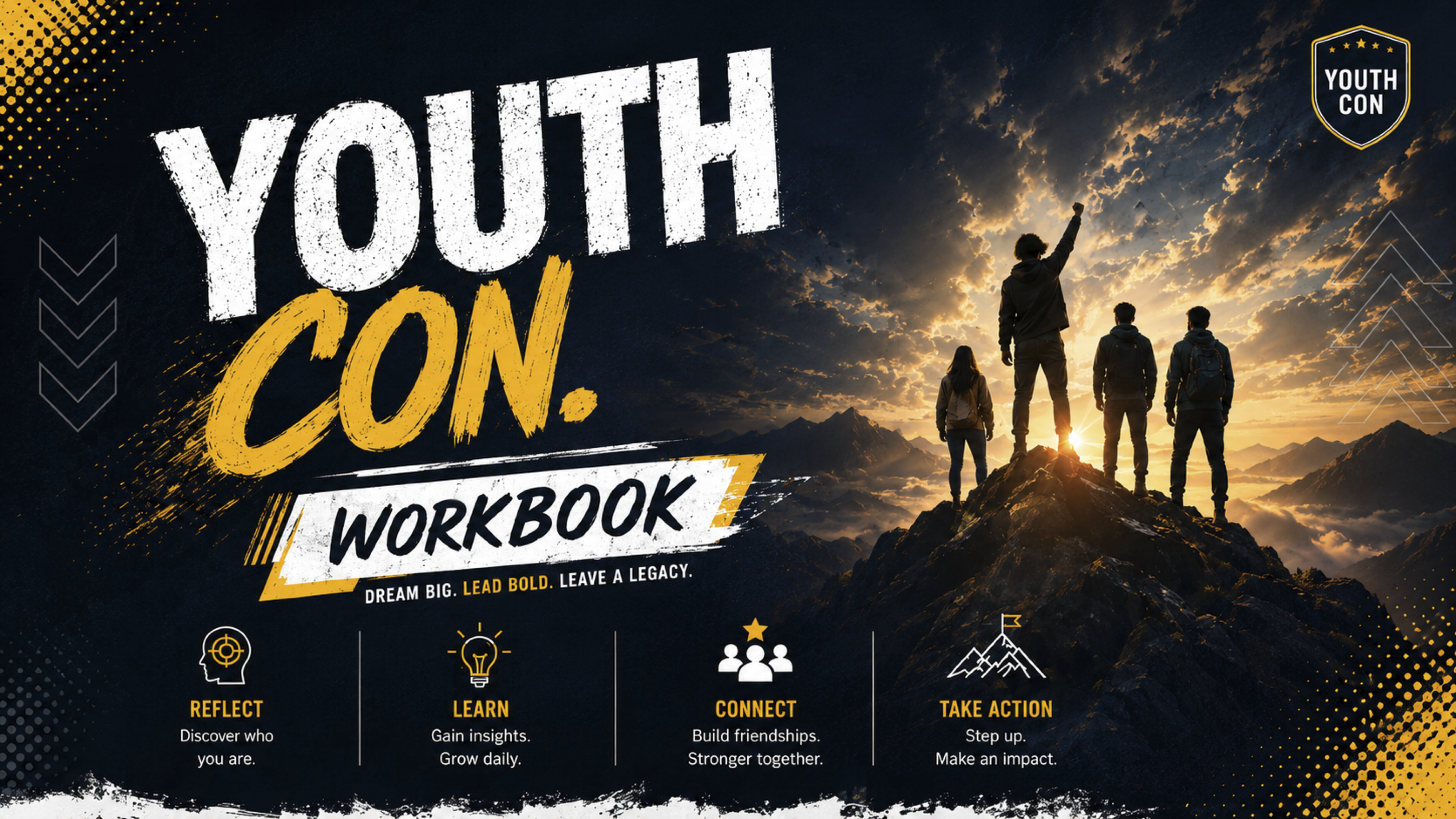 Coach Matt Adkins speaking at YouthCon