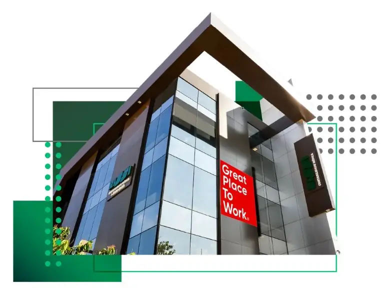 Sede da Rissi Contabilidade Médica com o selo Great Place to Work